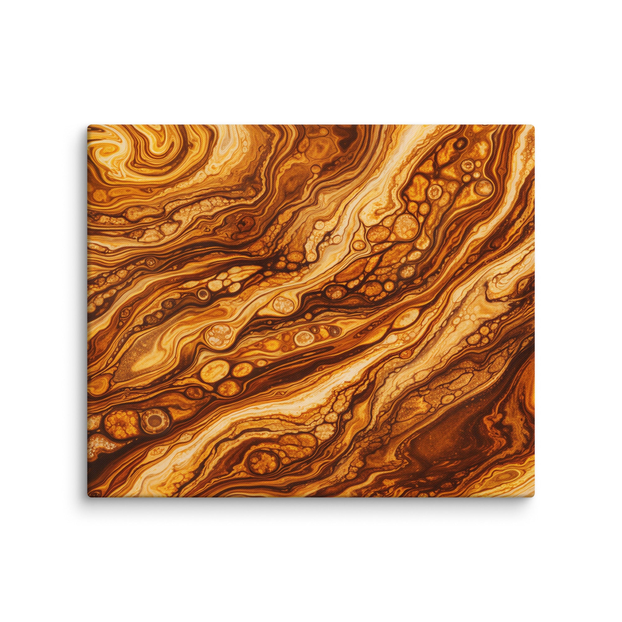 Molten Cells canvas print front-facing product image in 16 x 48 inch statement piece