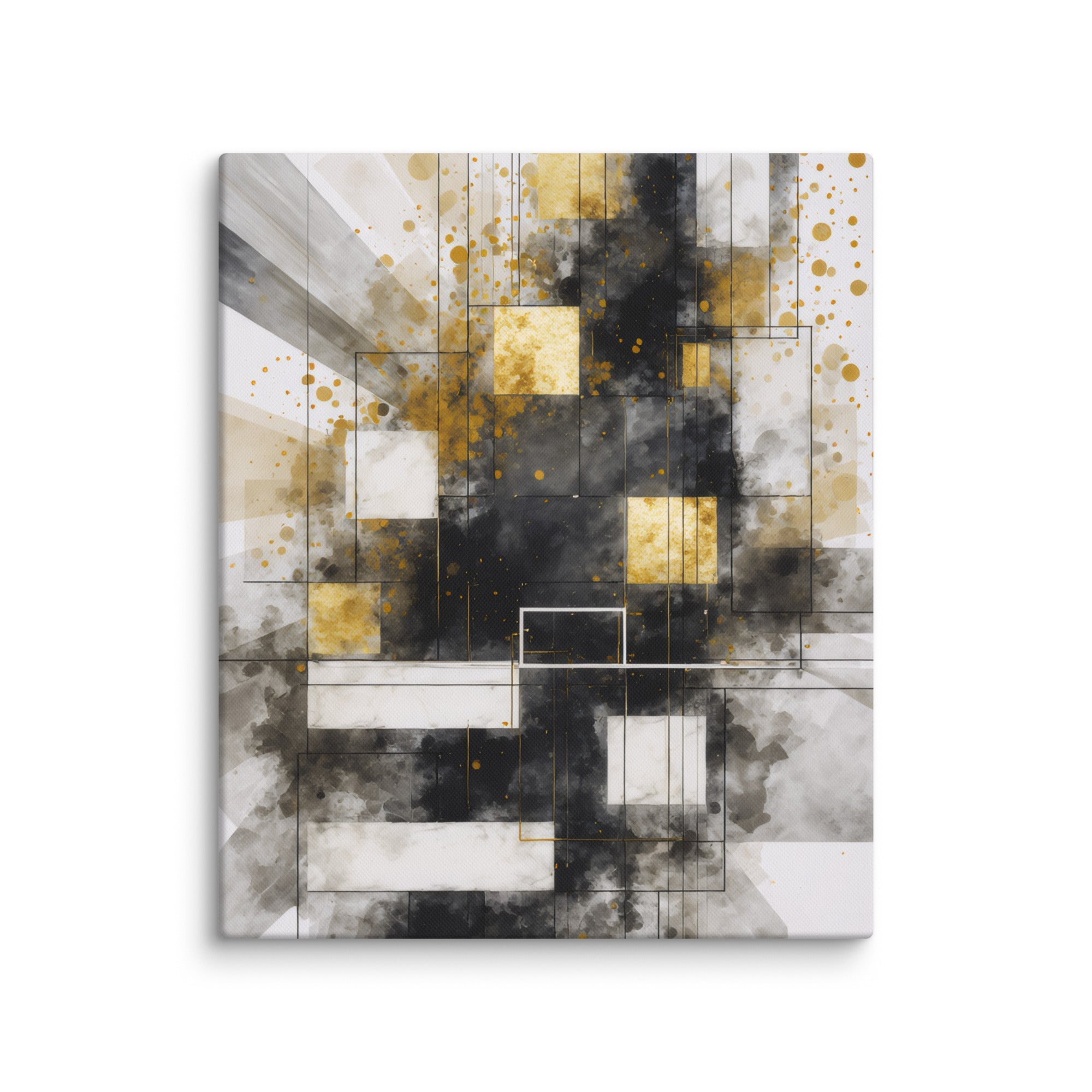 Oriana canvas print product mockup in 16 x 16 inch universal size