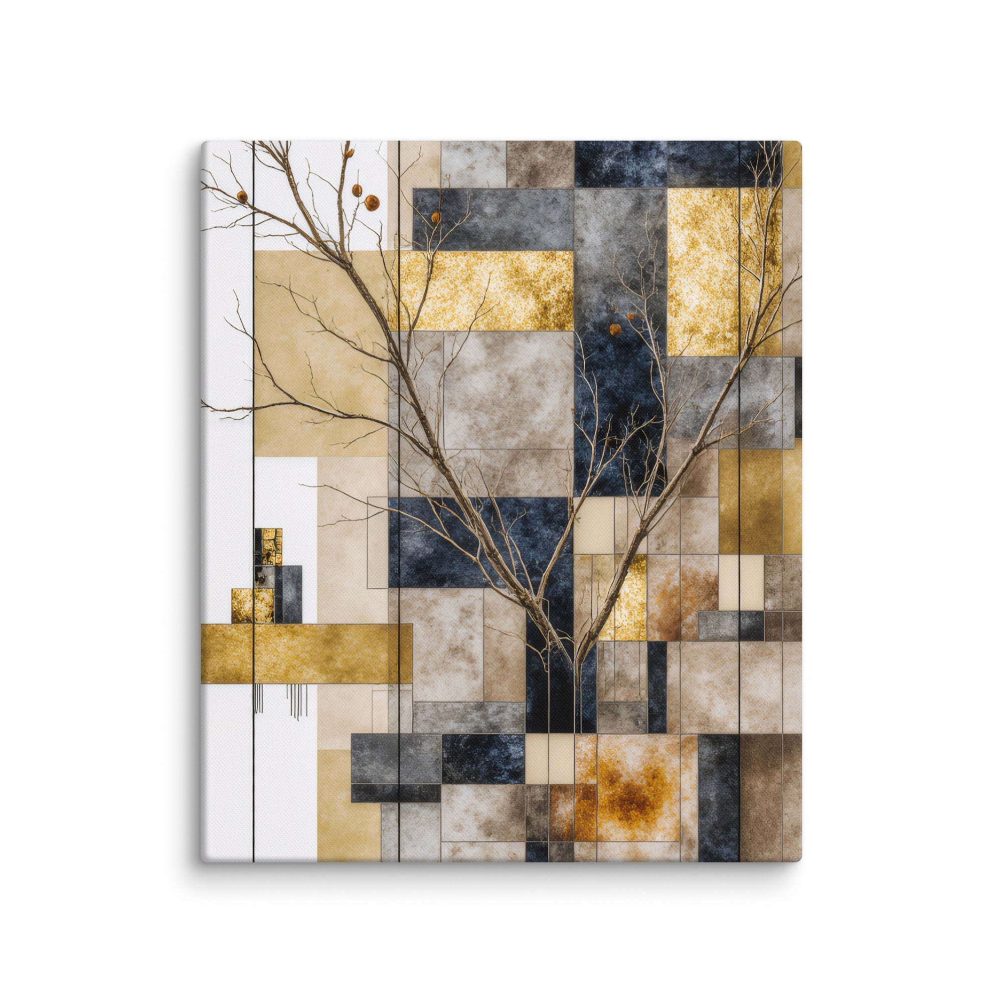 Solari canvas print product mockup in 16 x 16 inch universal size