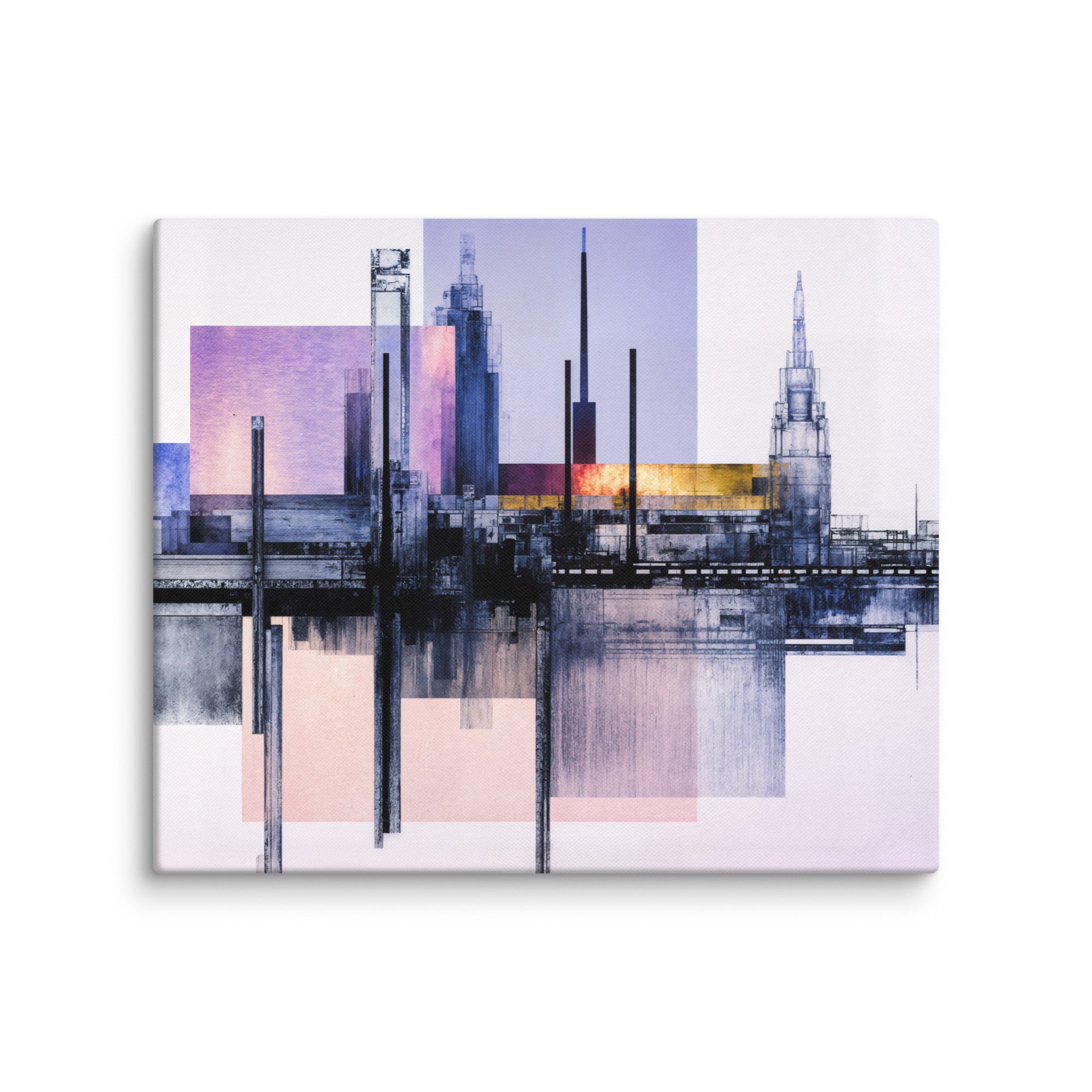 Escapes canvas print wall display image in 14 x 14 inch universal size