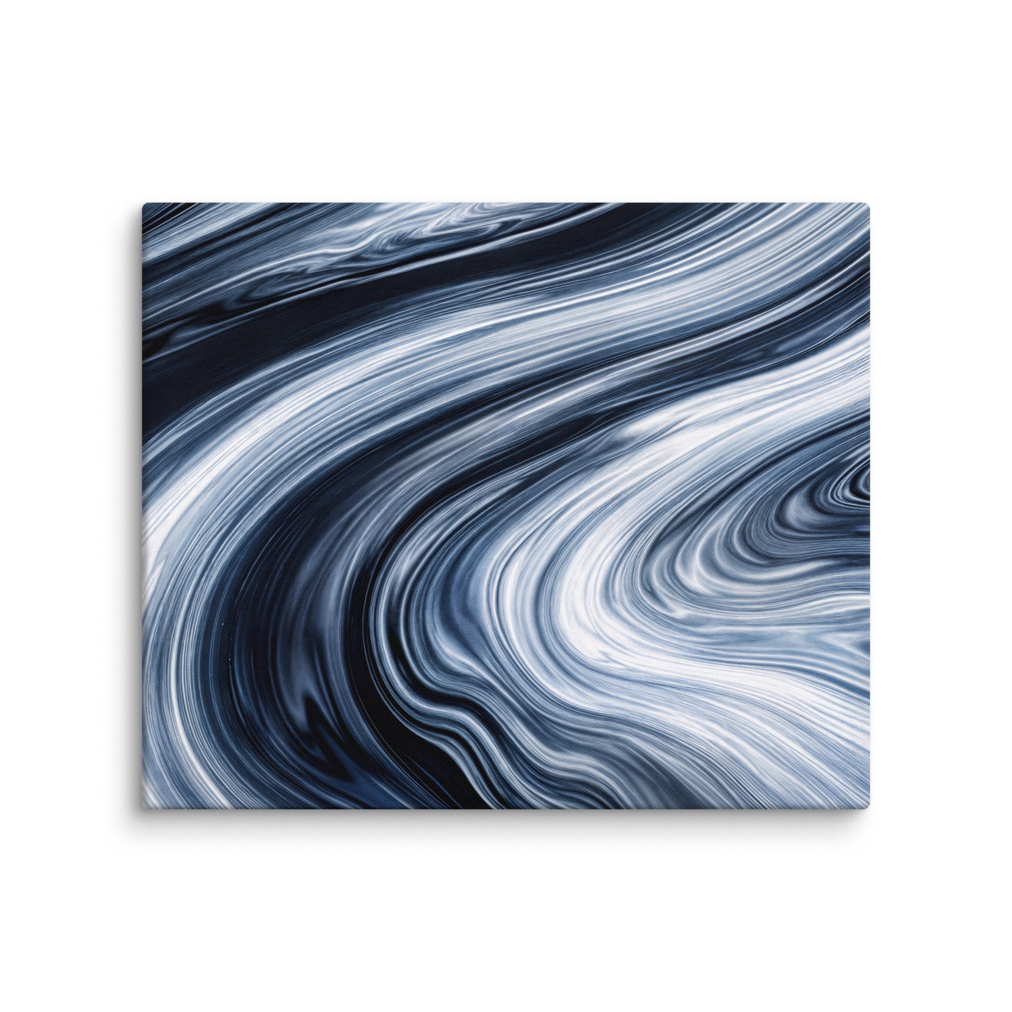Vortex canvas print shown in wall display view in 6 x 6 inch universal size