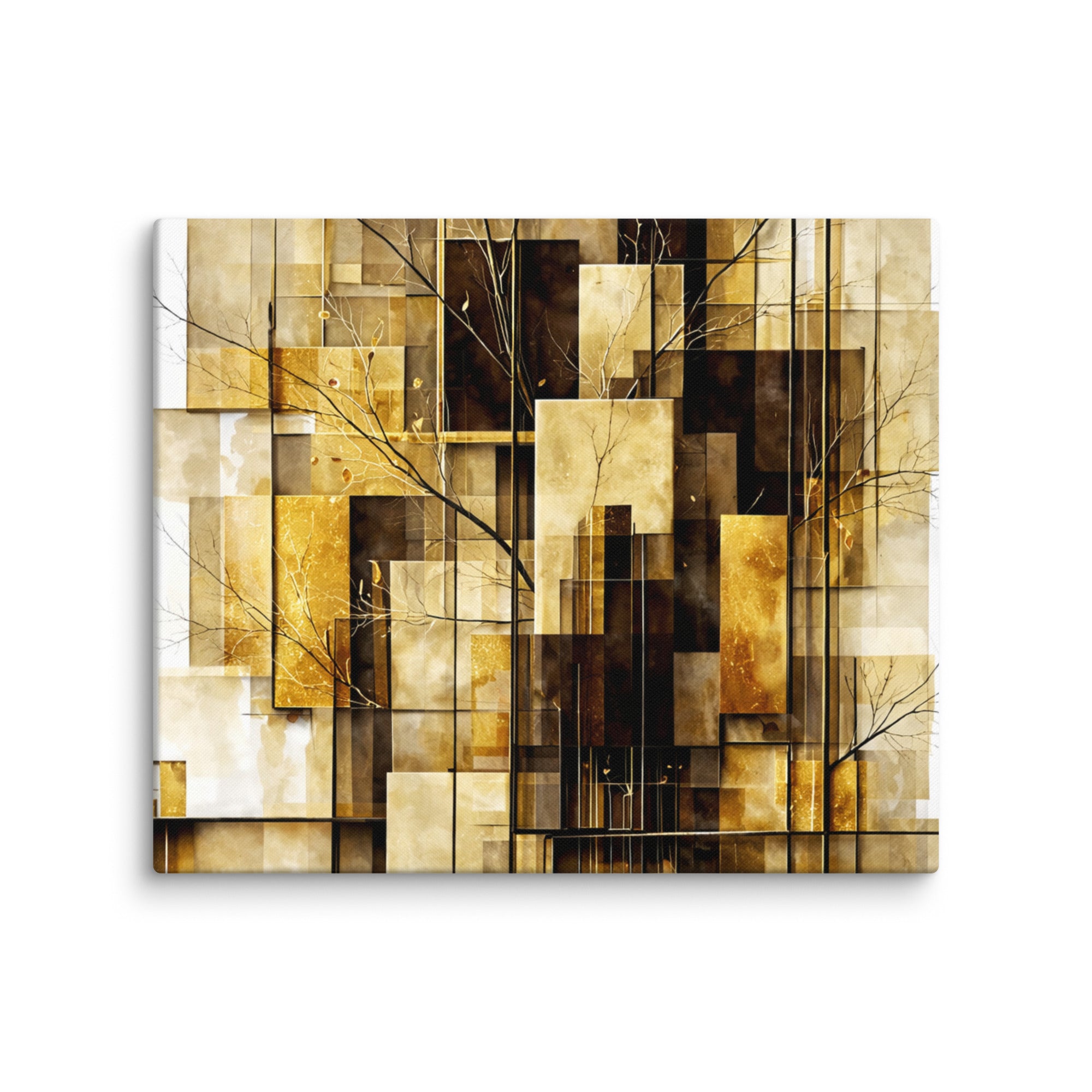 Altin canvas print product mockup in 16 x 16 inch universal size