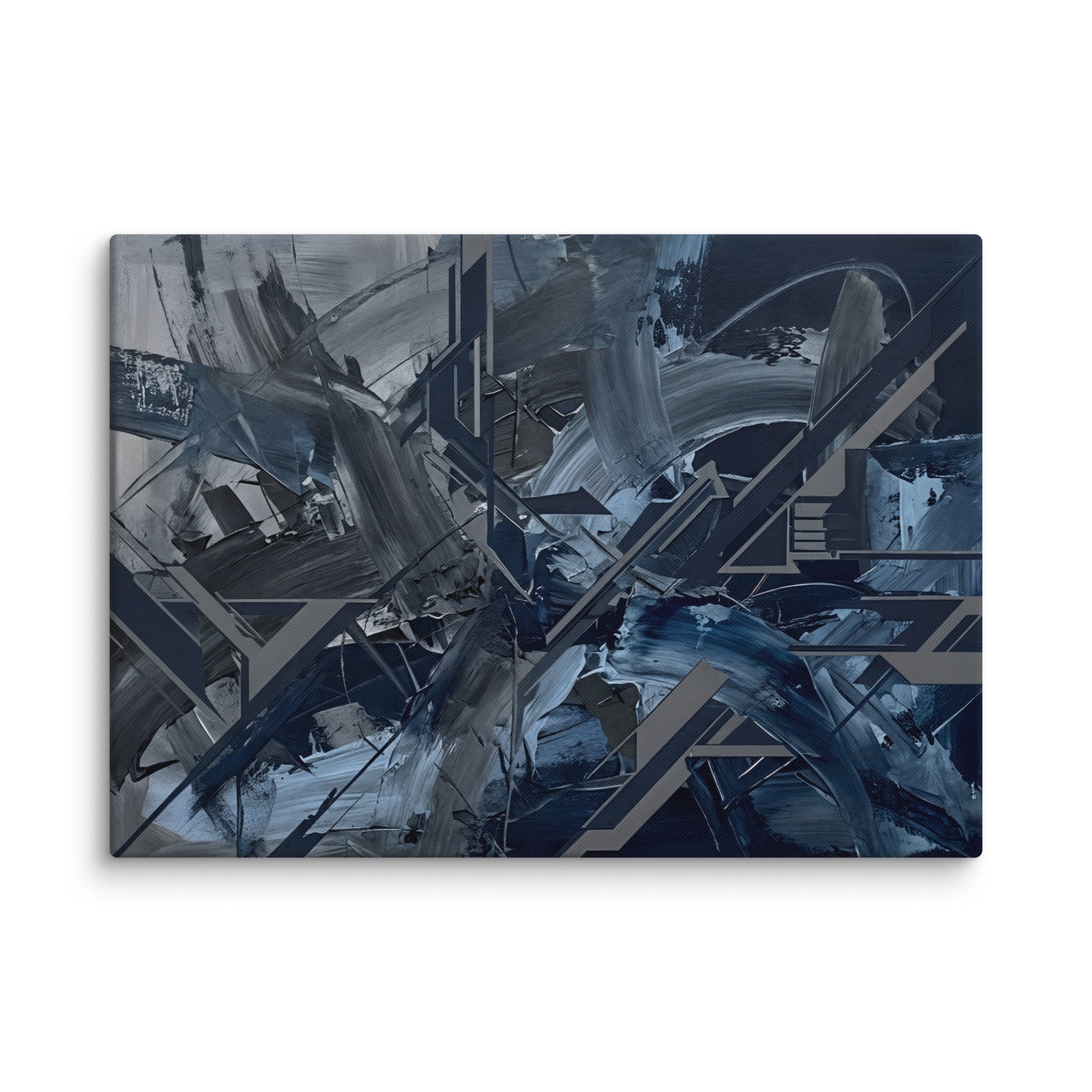 Torrent canvas urban product mockup in 18 x 18 inch universal size