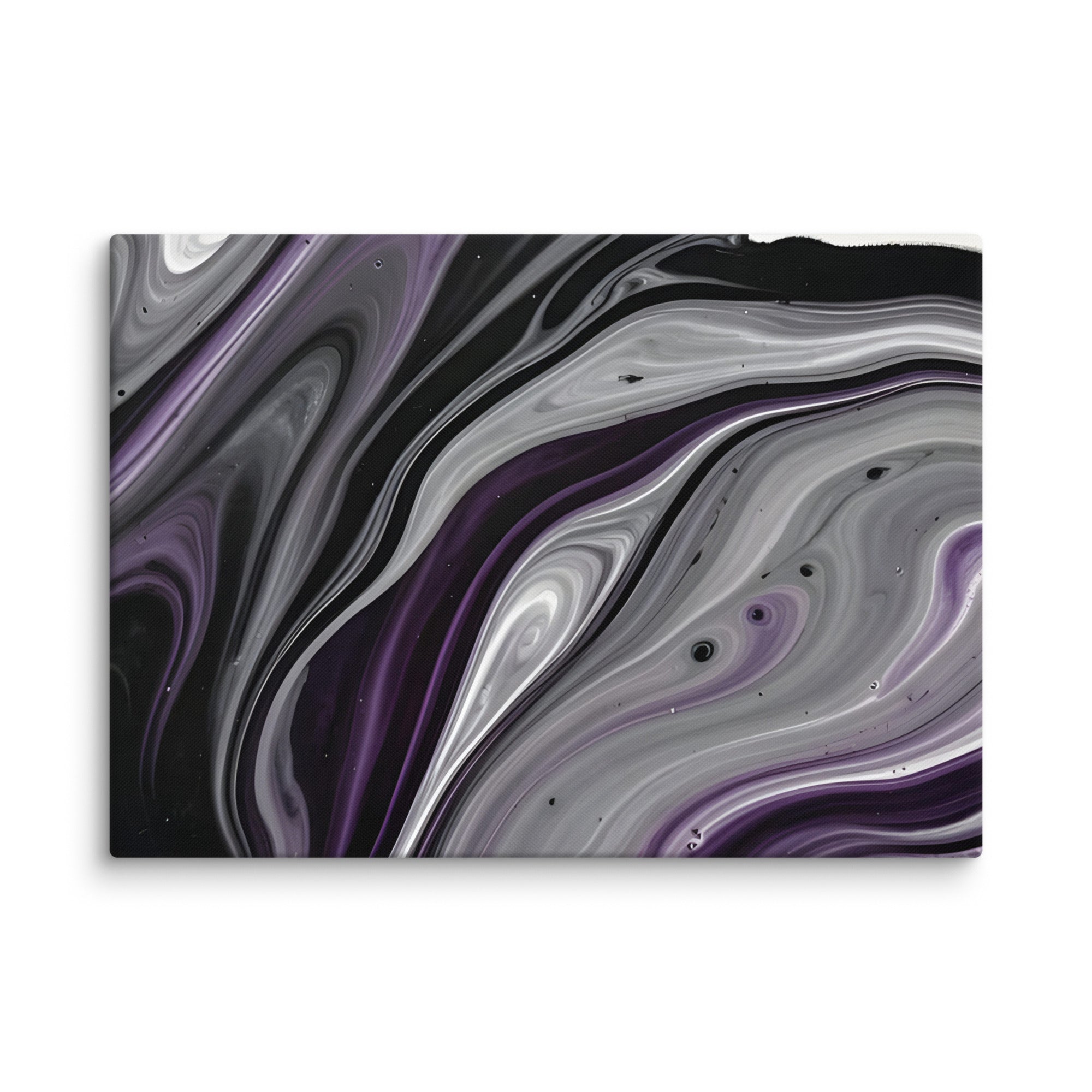 Amethyst Flow canvas print product mockup in 16 x 16 inch universal size