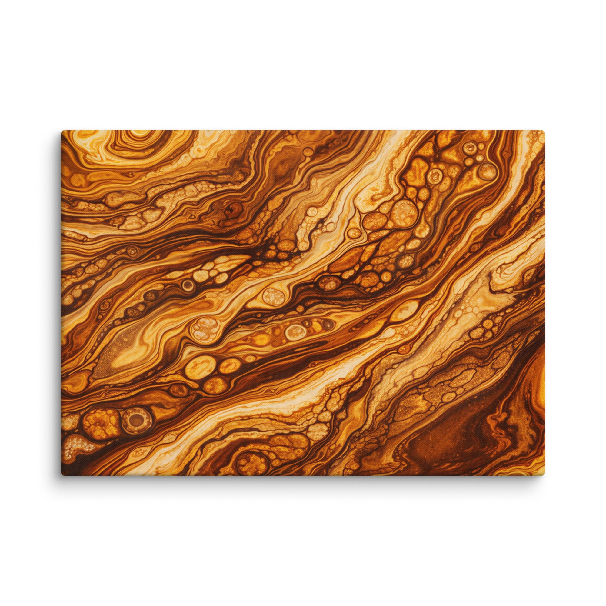 Molten Cells canvas print wall display image in 18 x 18 inch universal size