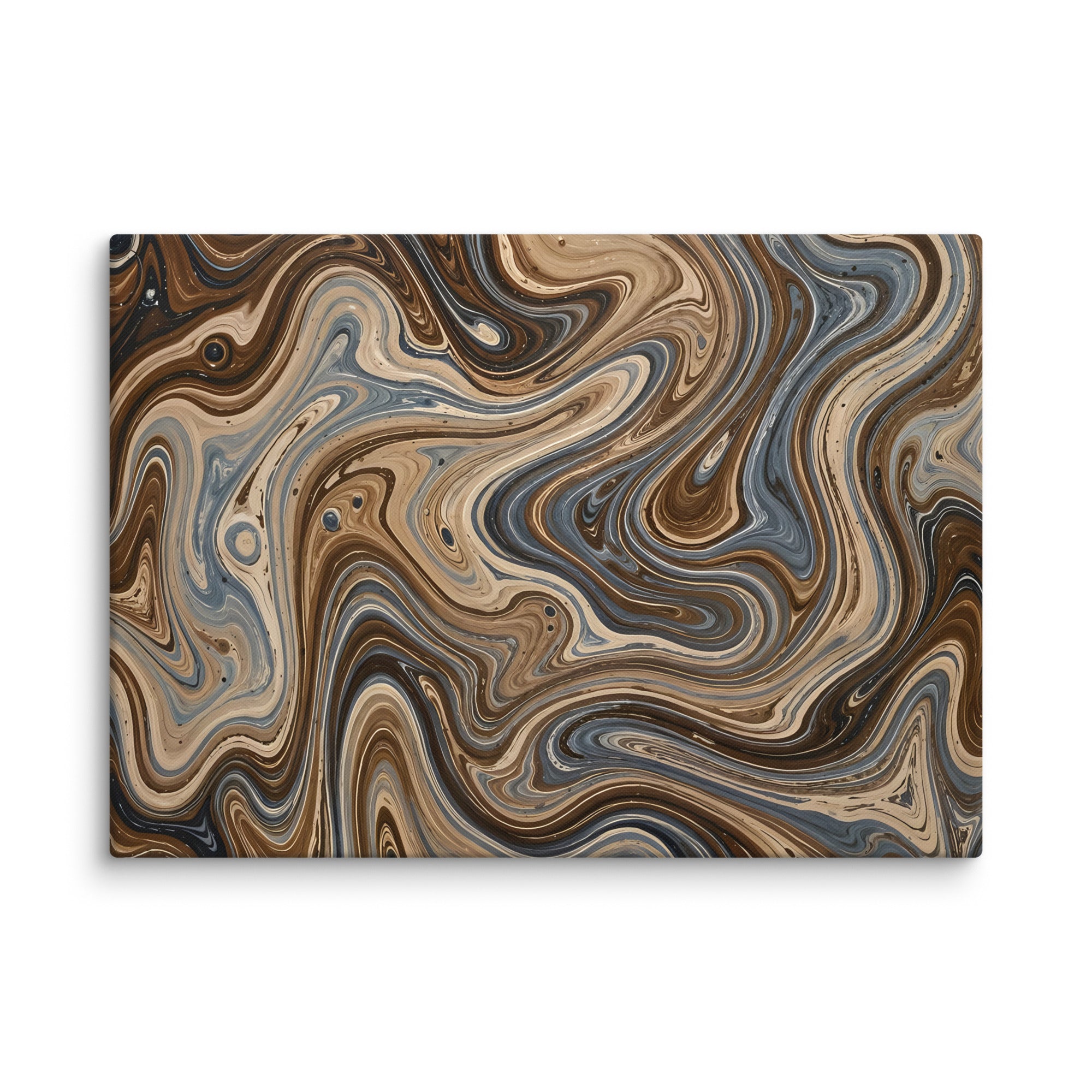 Café Mocha canvas print front-facing product image in 16 x 48 inch statement piece