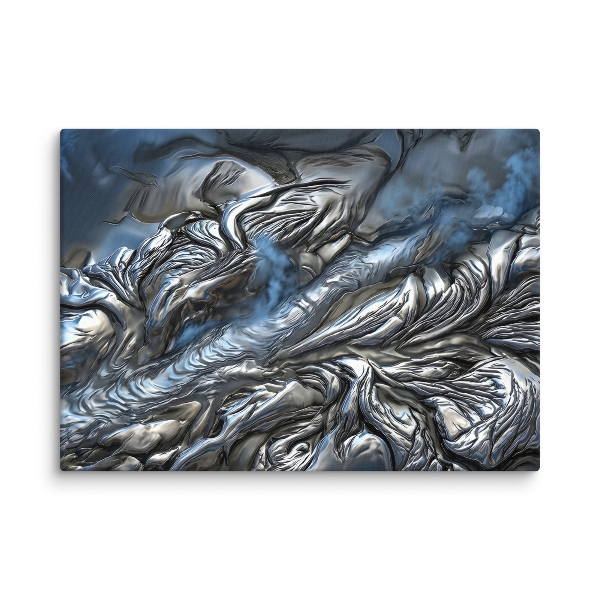 Andesite canvas print product mockup in 16 x 16 inch universal size