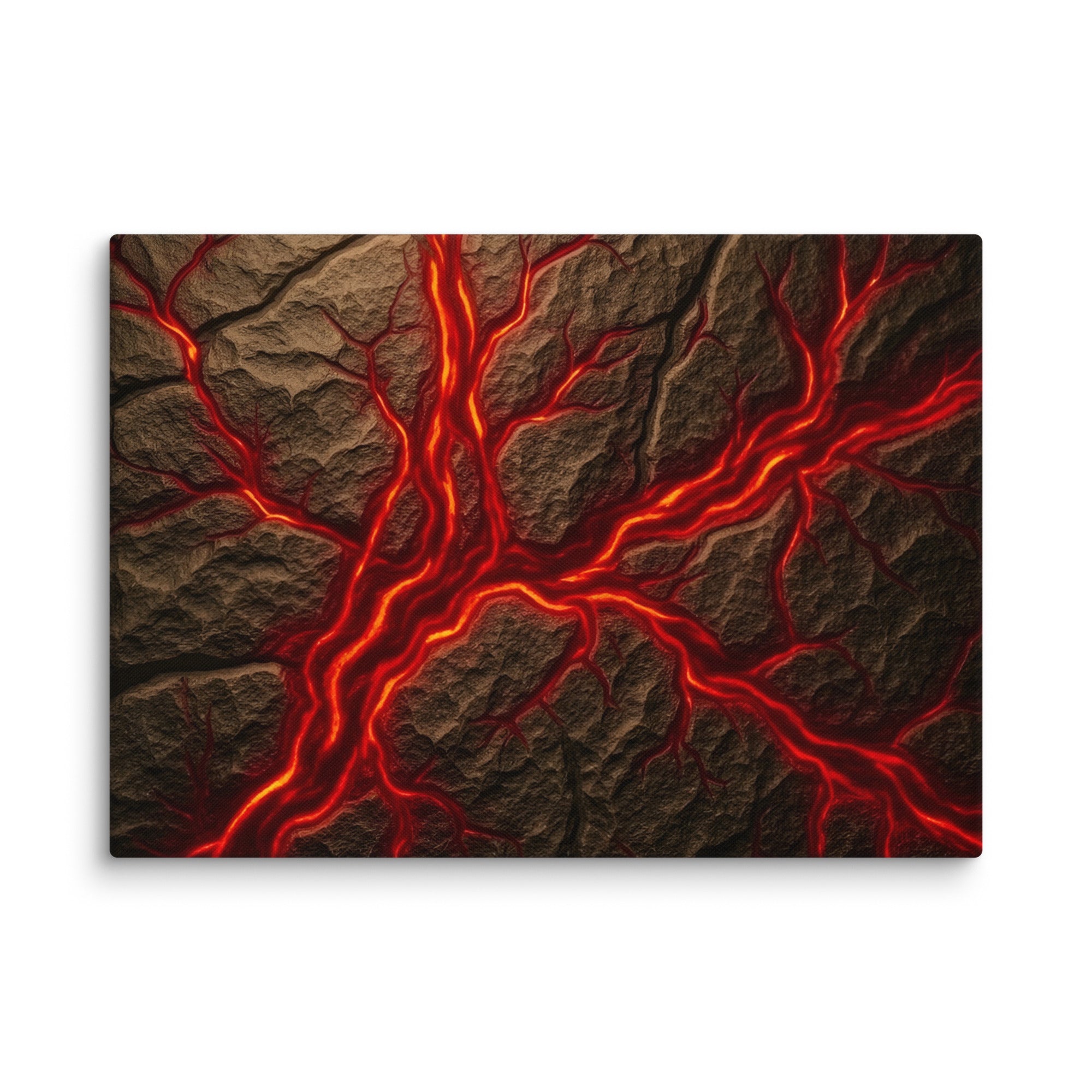 Magma canvas print product mockup in 18 x 24 inch large size
