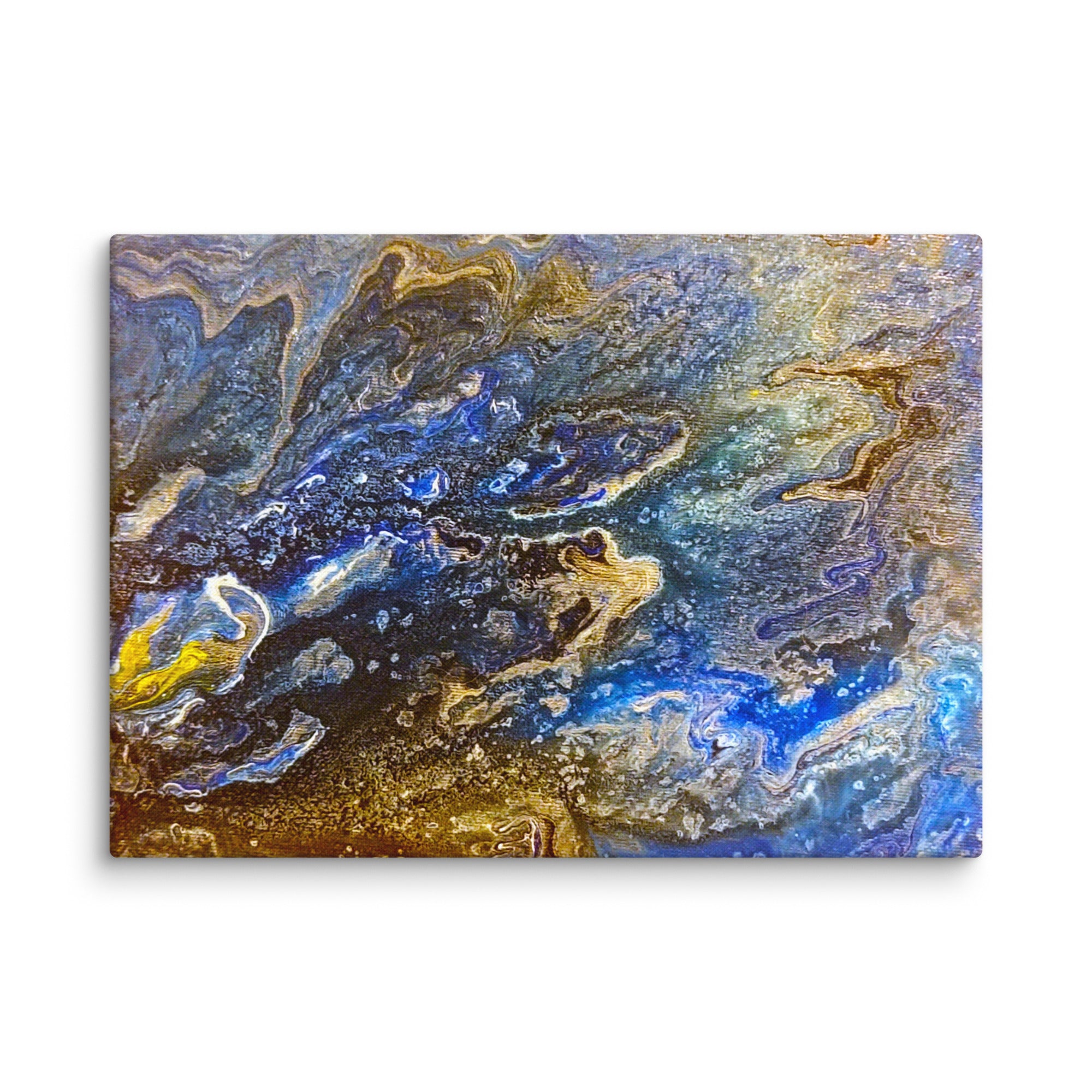 Distant Life canvas print product mockup in 16 x 16 inch universal size