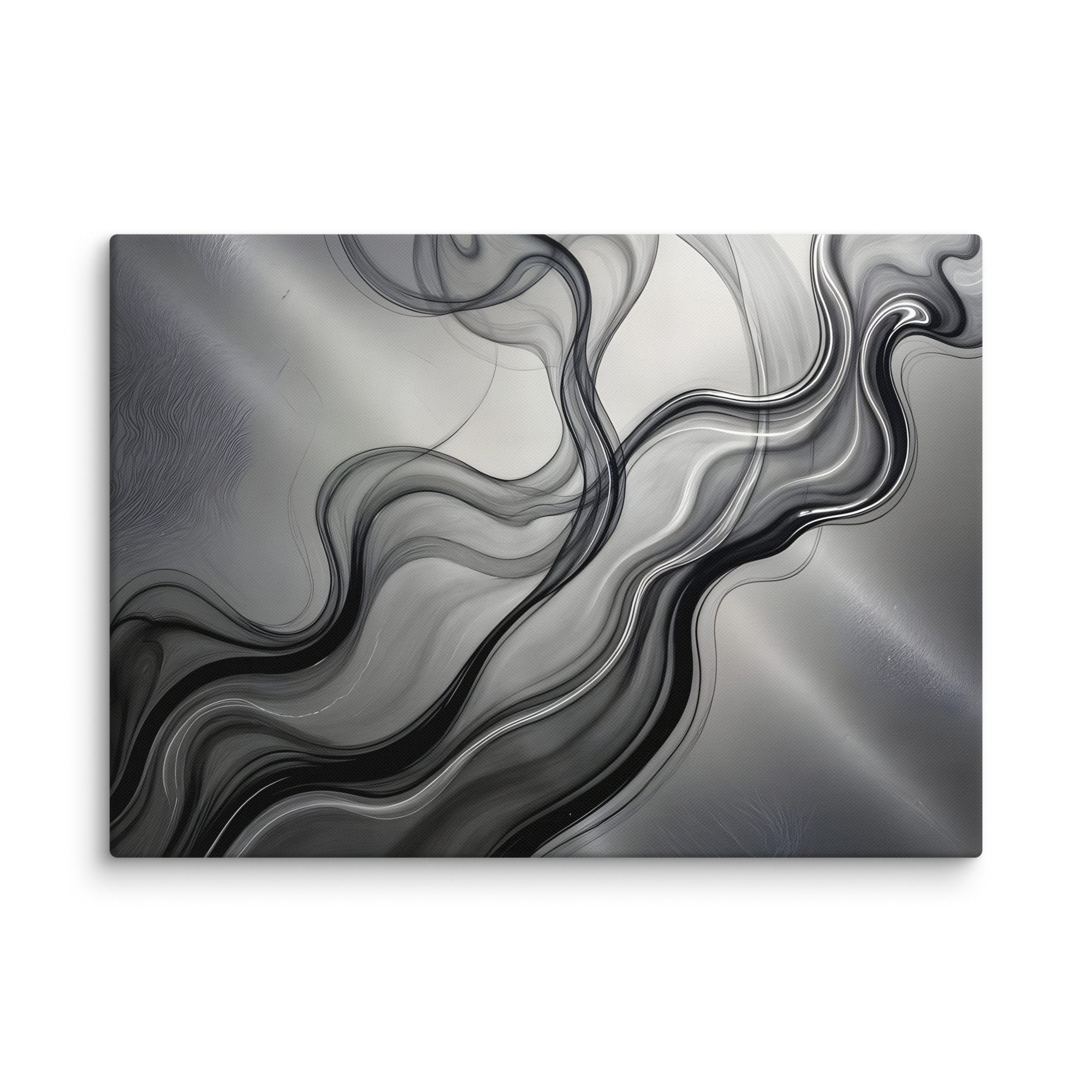 Smoke canvas print product view in 16 x 20 inch universal size