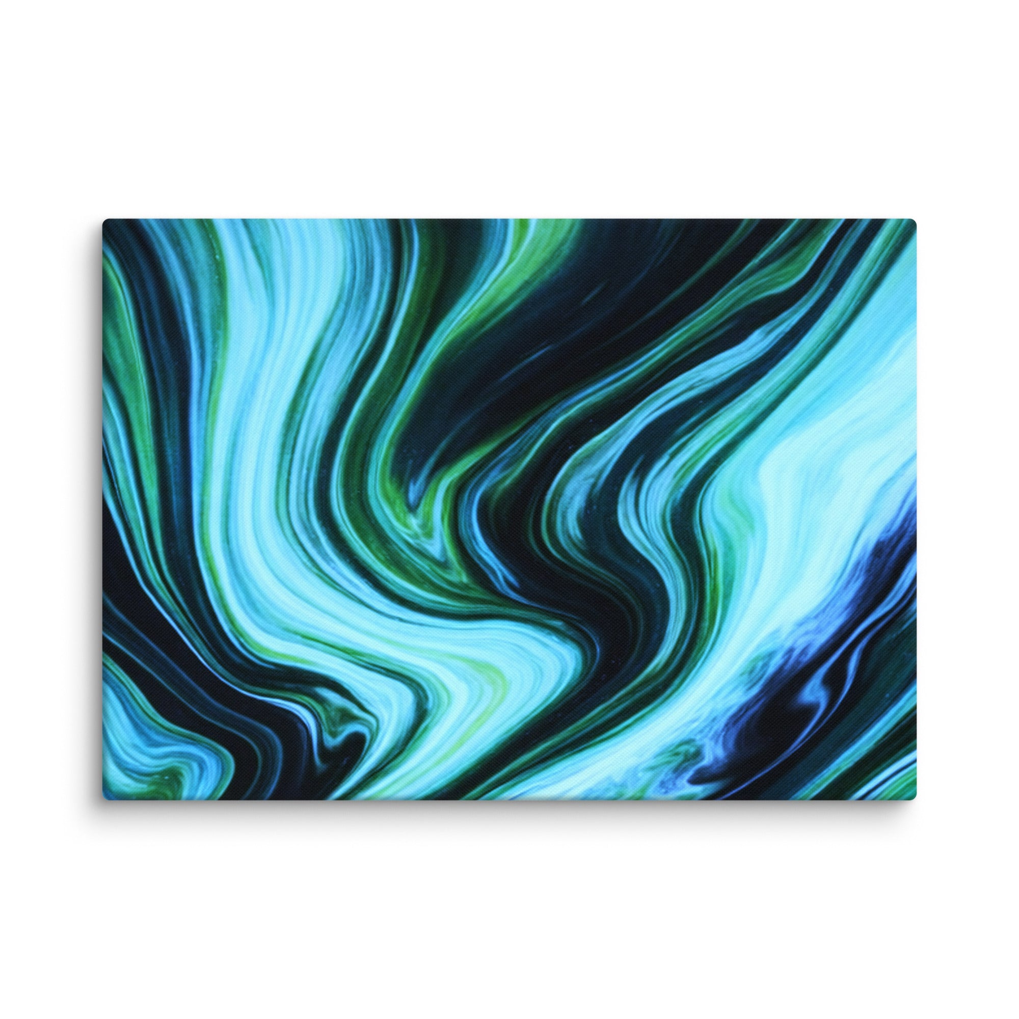 Velocity canvas print product mockup in 16 x 16 inch universal size