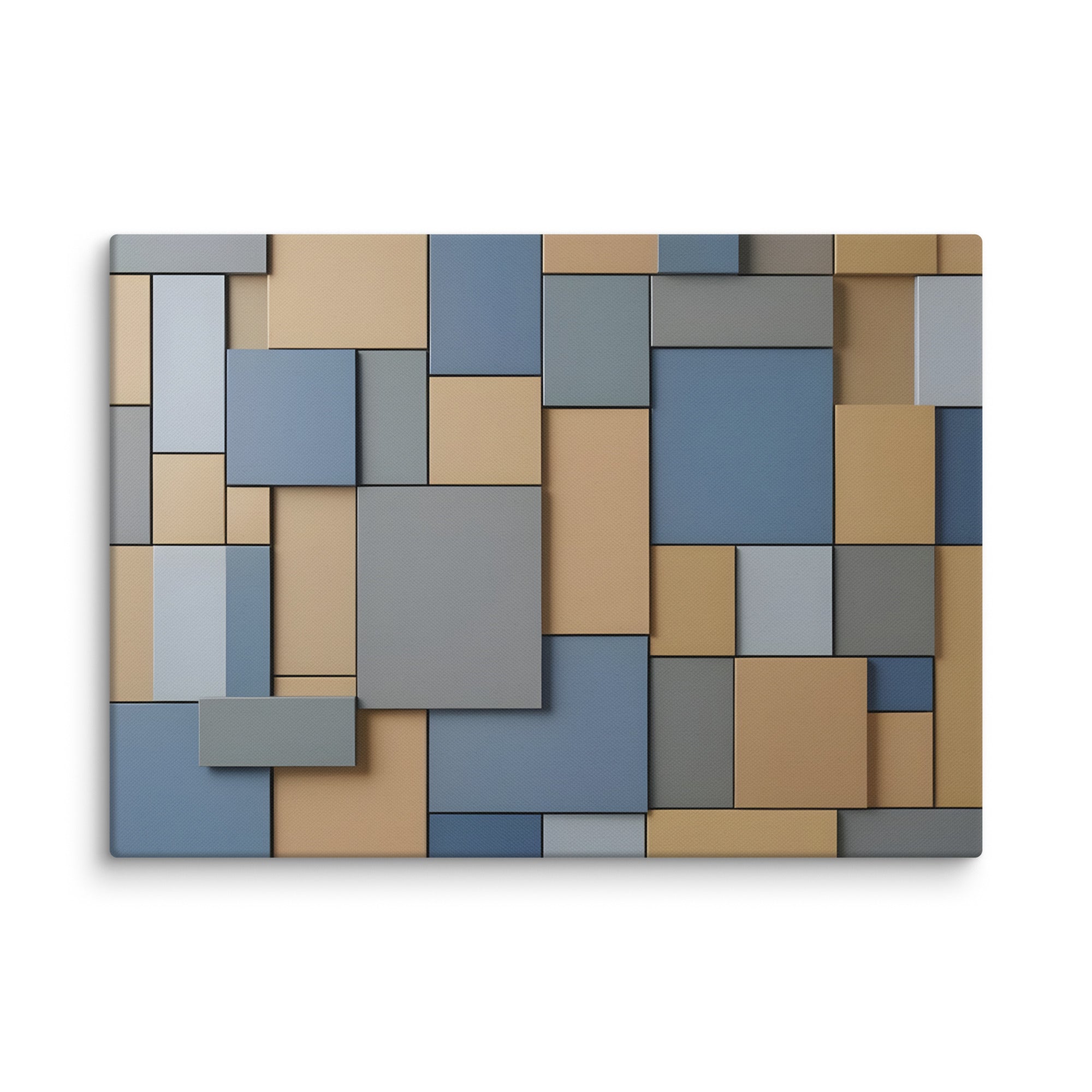 Agate canvas print product view in 16 x 20 inch universal size