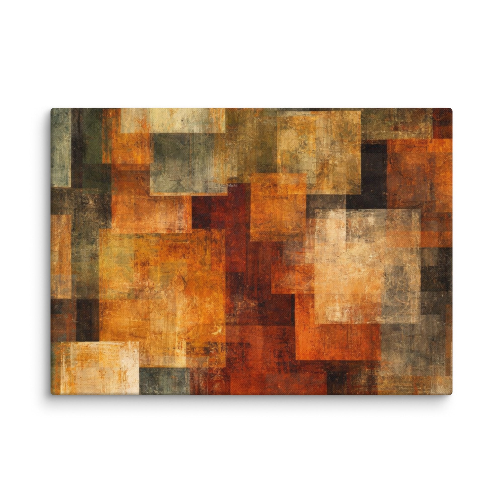 Harvest canvas print shown in wall display view in 6 x 6 inch universal size