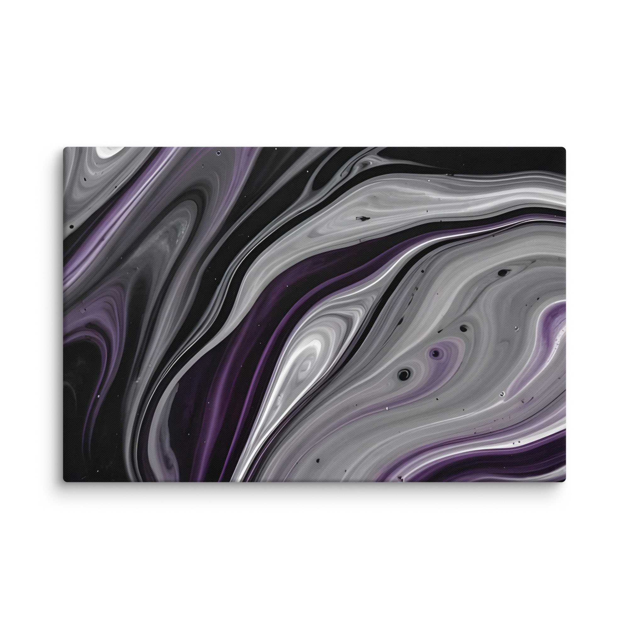 Amethyst Flow canvas print product view in 16 x 20 inch universal size