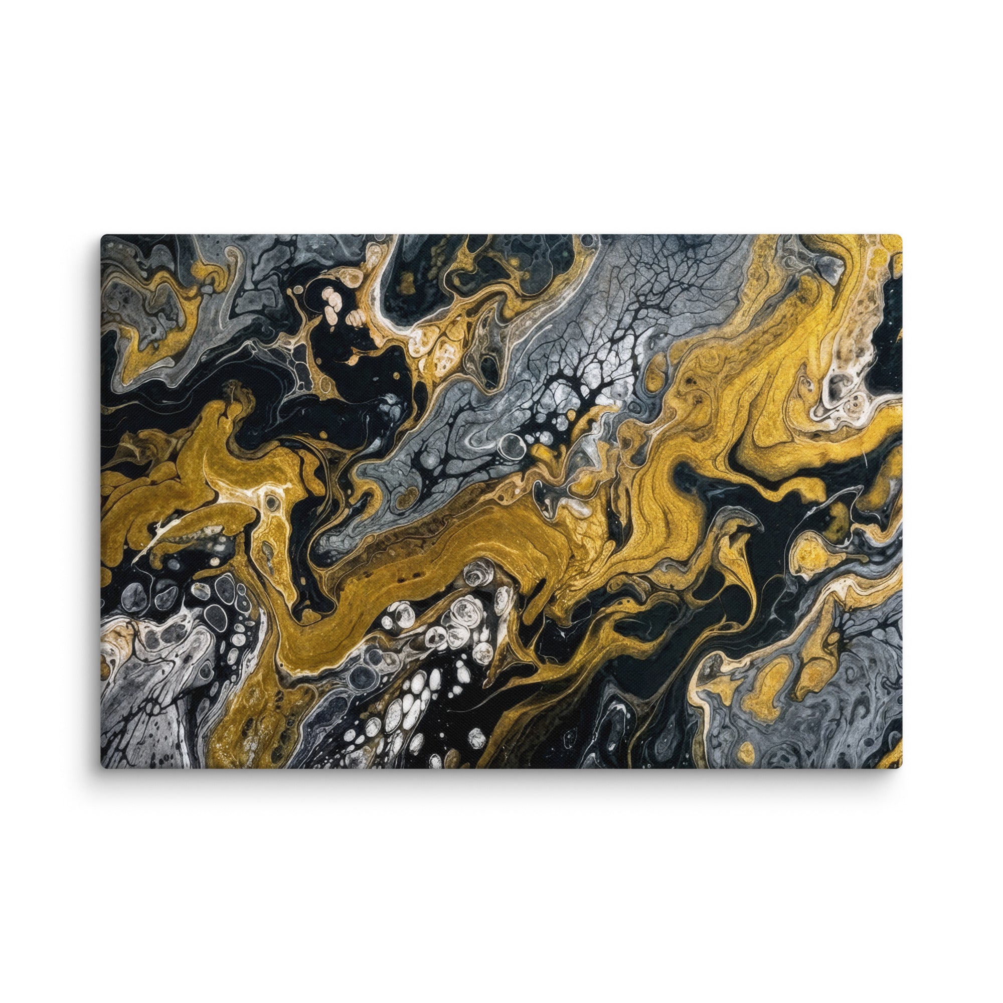 Aurum canvas print product image in 20 x 60 inch statement piece
