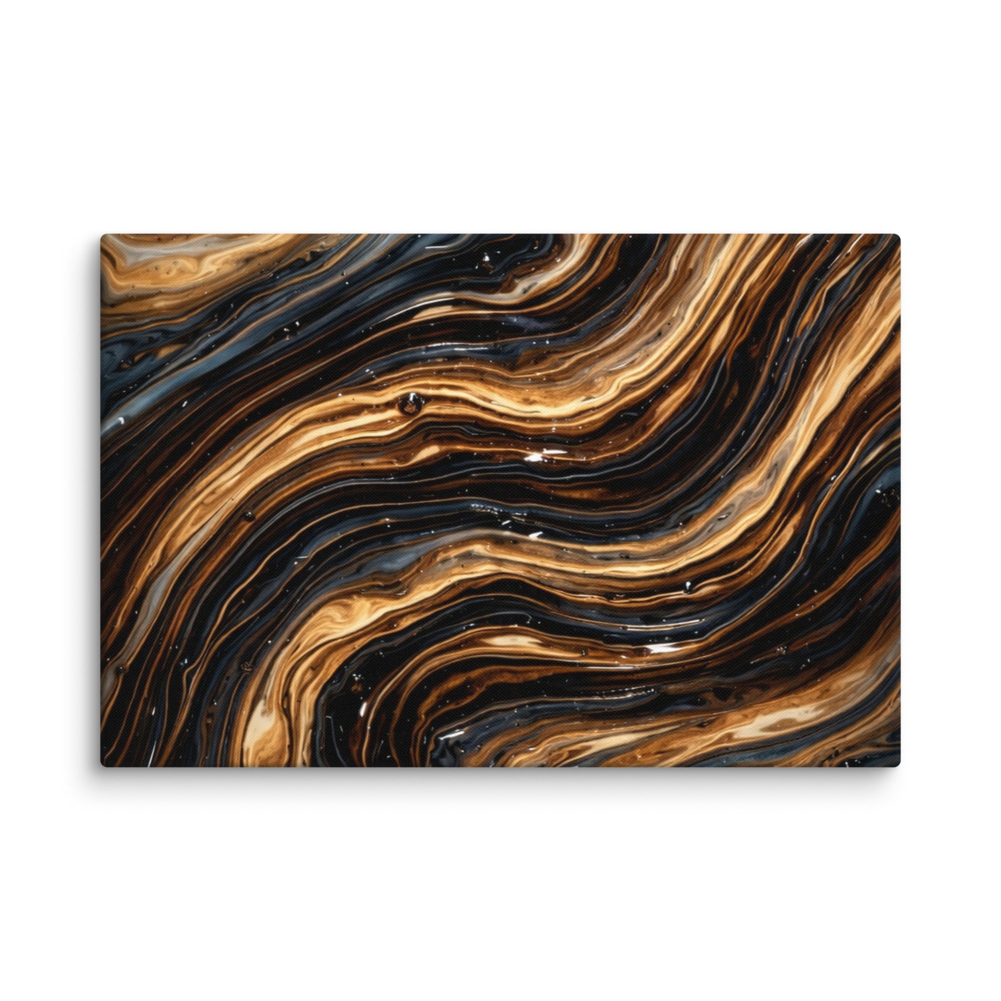 Amber canvas print product mockup in 18 x 24 inch large size