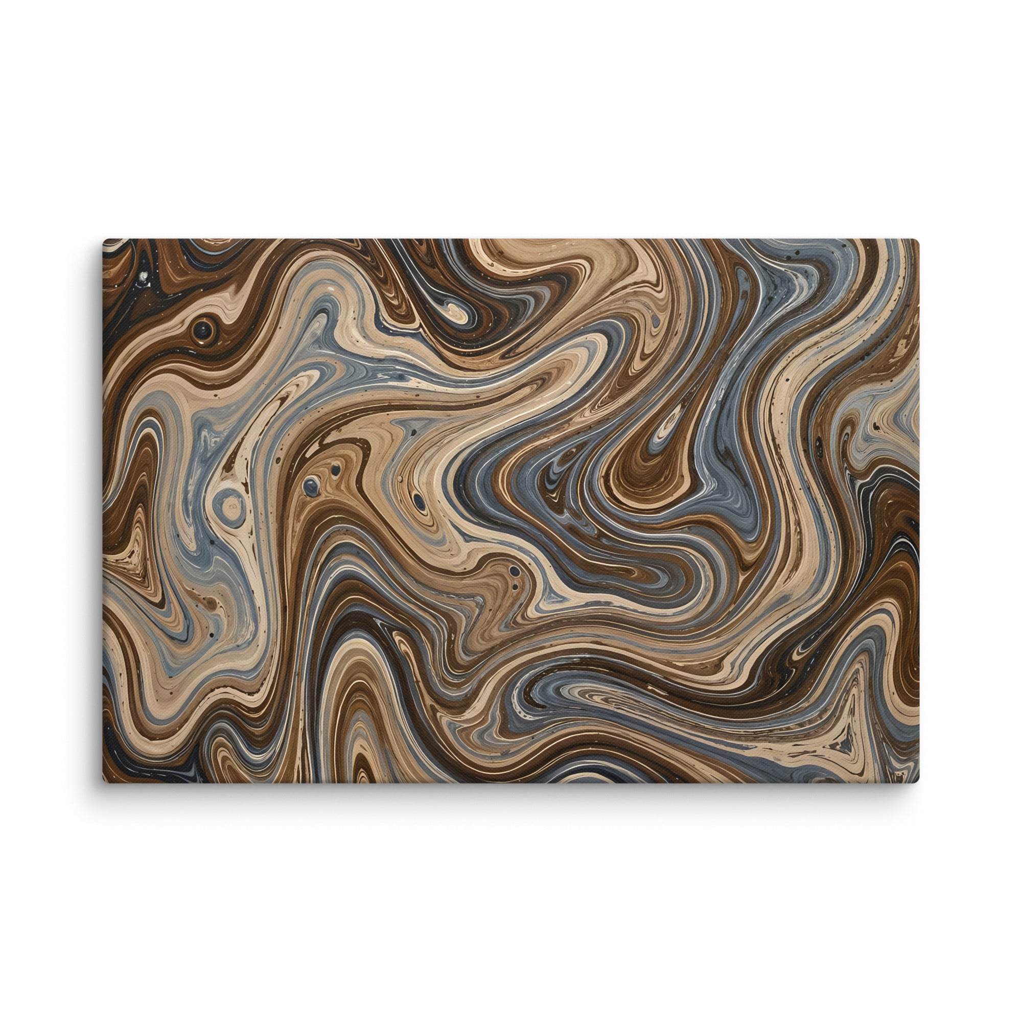 Café Mocha canvas print wall display image in 18 x 18 inch universal size