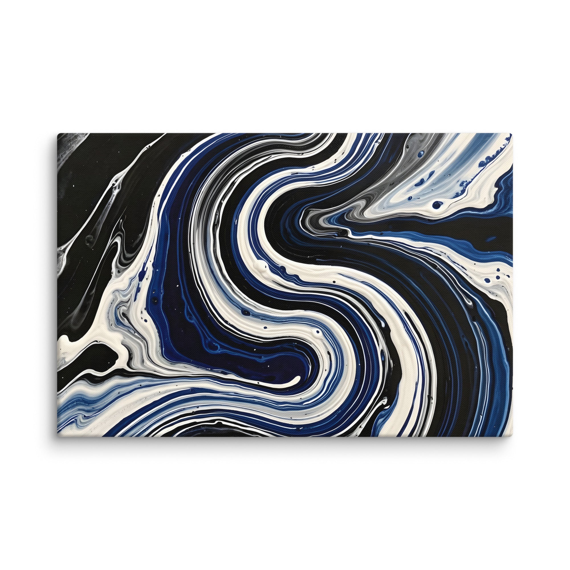 Midnight Surge canvas print product view in 16 x 20 inch universal size