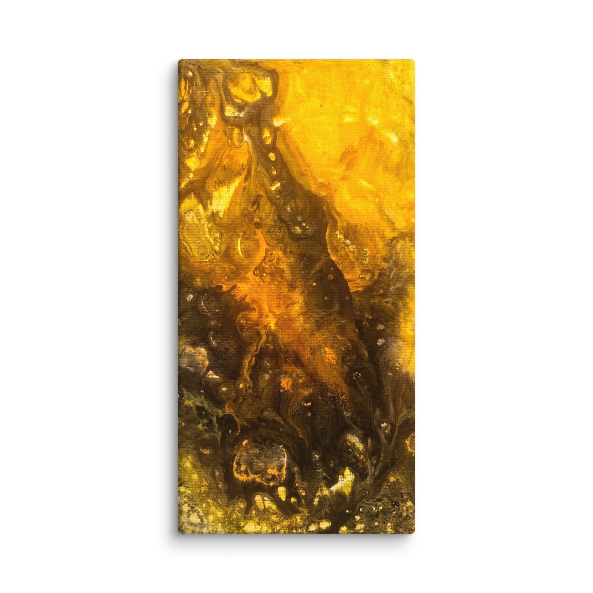 Flame canvas print product view in 18 x 26 inch large size