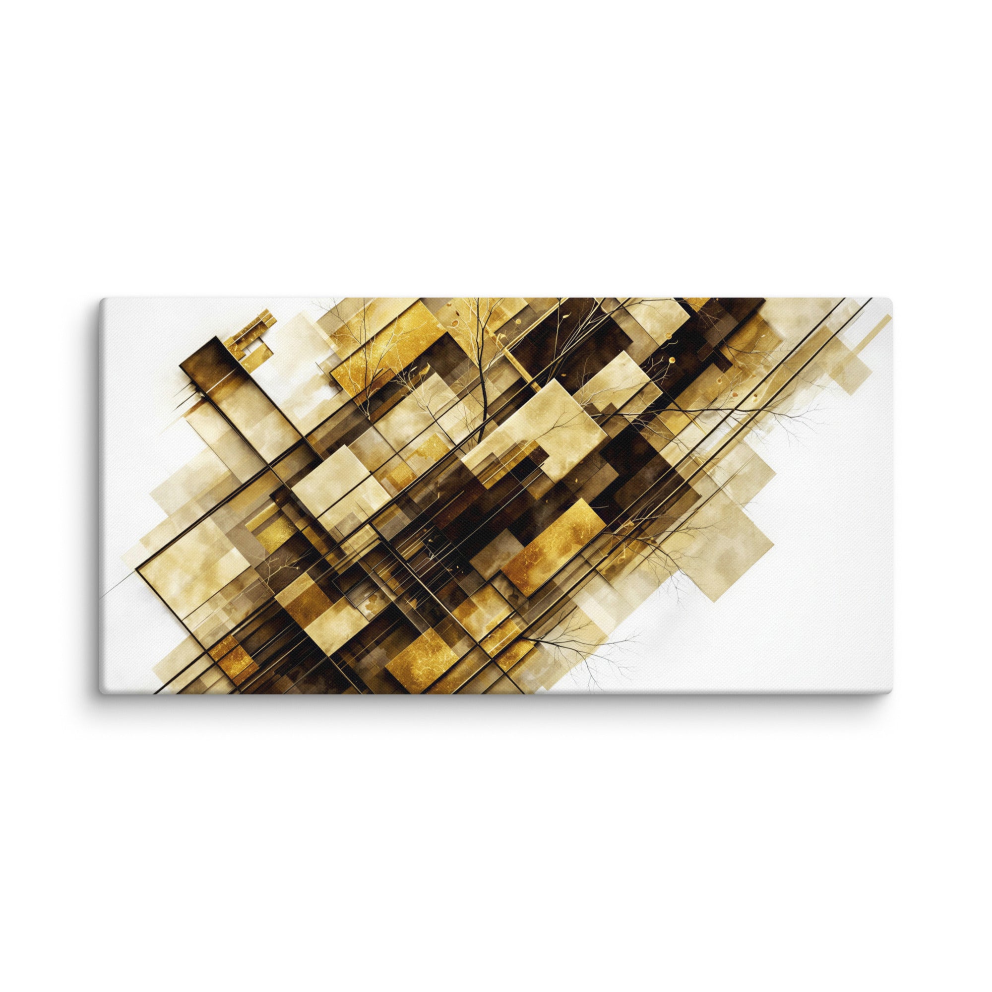 Helios framed canvas print front-facing product image in 24 x 48 inch statement piece