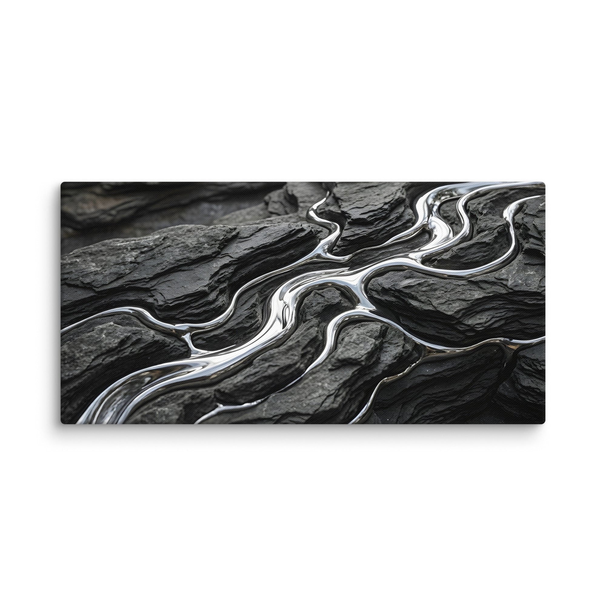 Basalt canvas print wall display image in 18 x 18 inch universal size