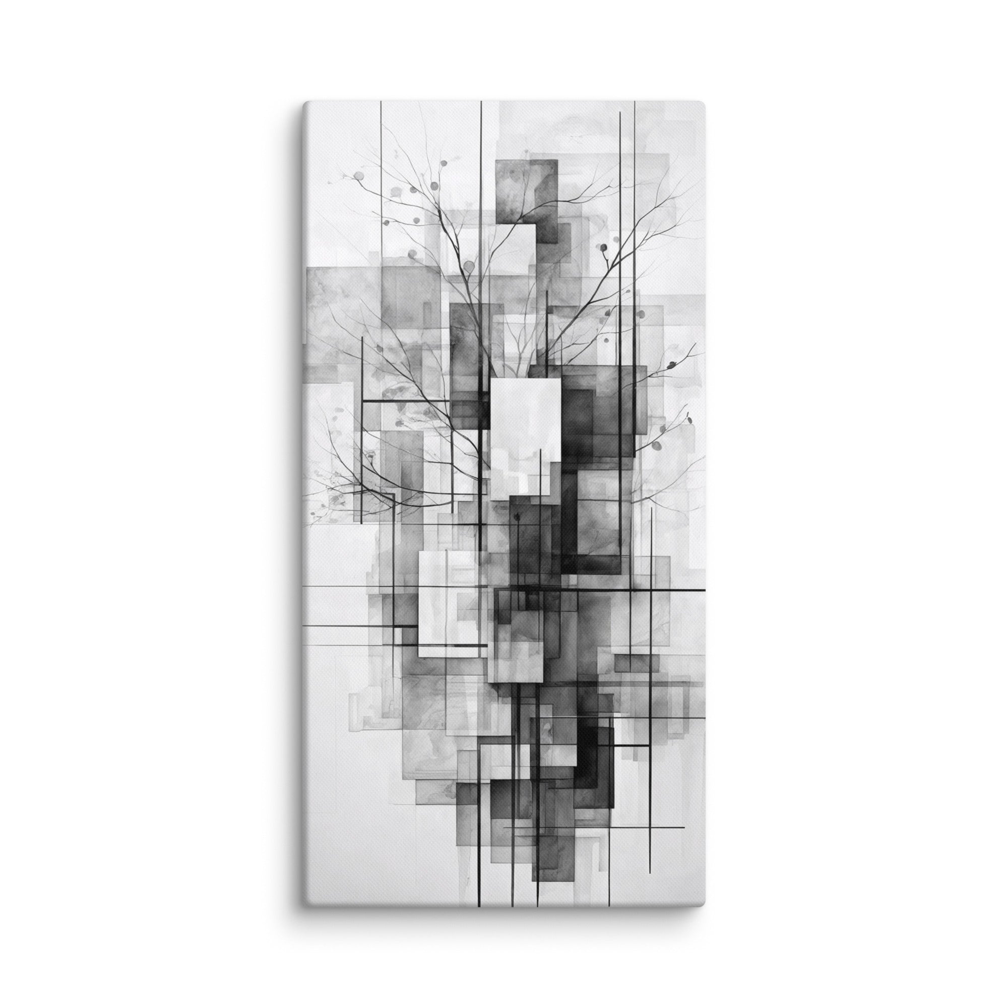False canvas print product view in 20 x 40 inch statement piece