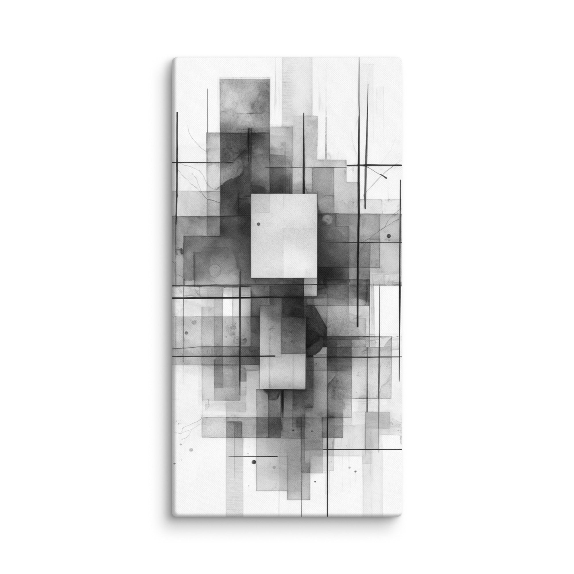 Late canvas print product view in 20 x 40 inch statement piece