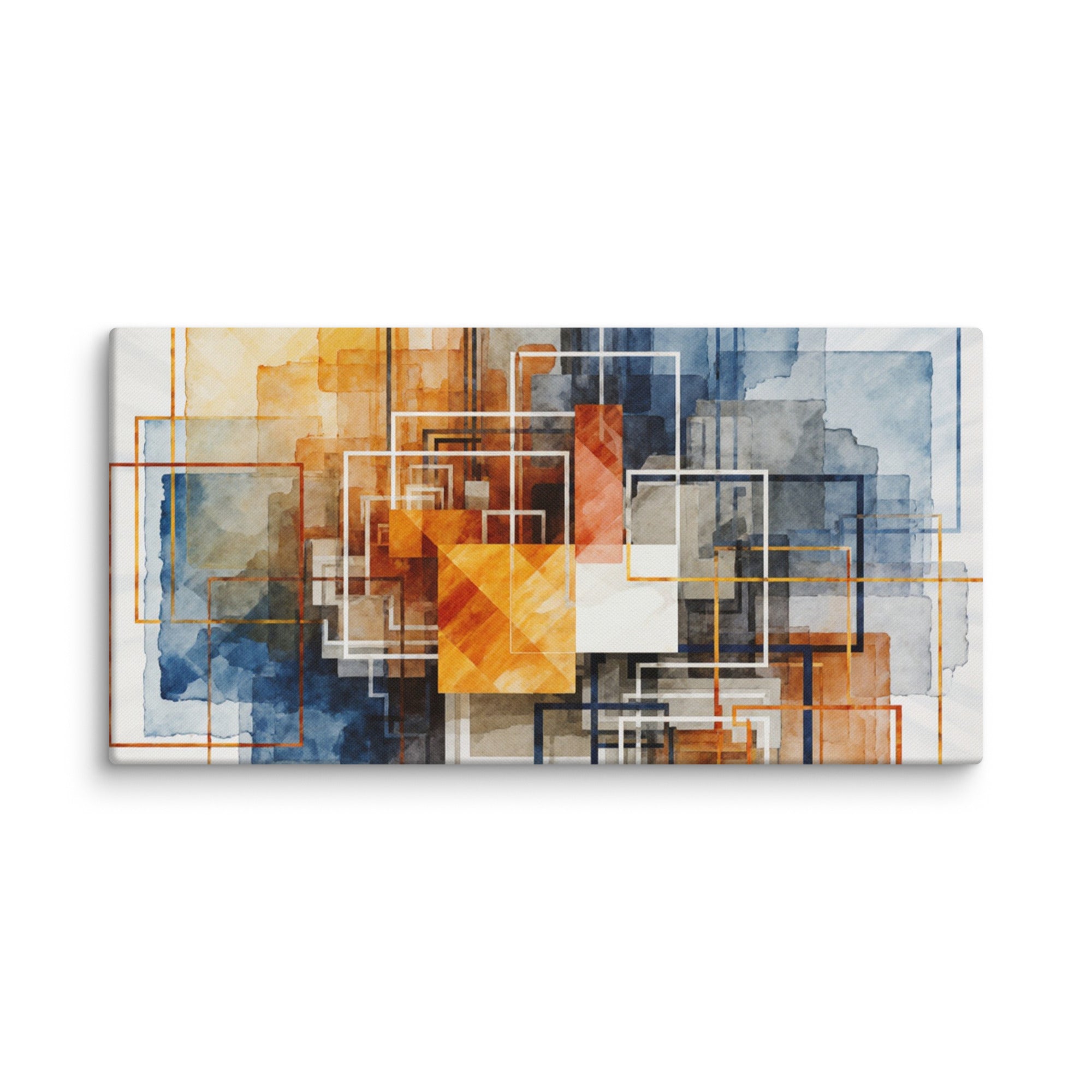 Reticle canvas print with product details shown in 16 x 32 inch large size