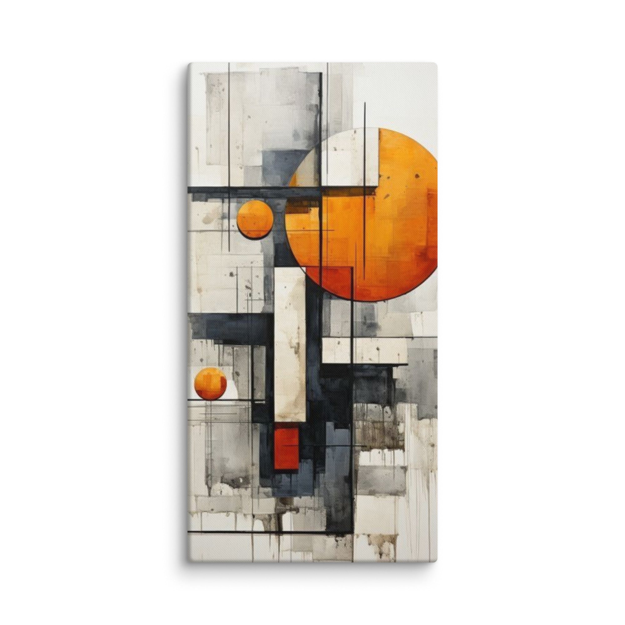 Grille canvas print product view in 20 x 40 inch statement piece