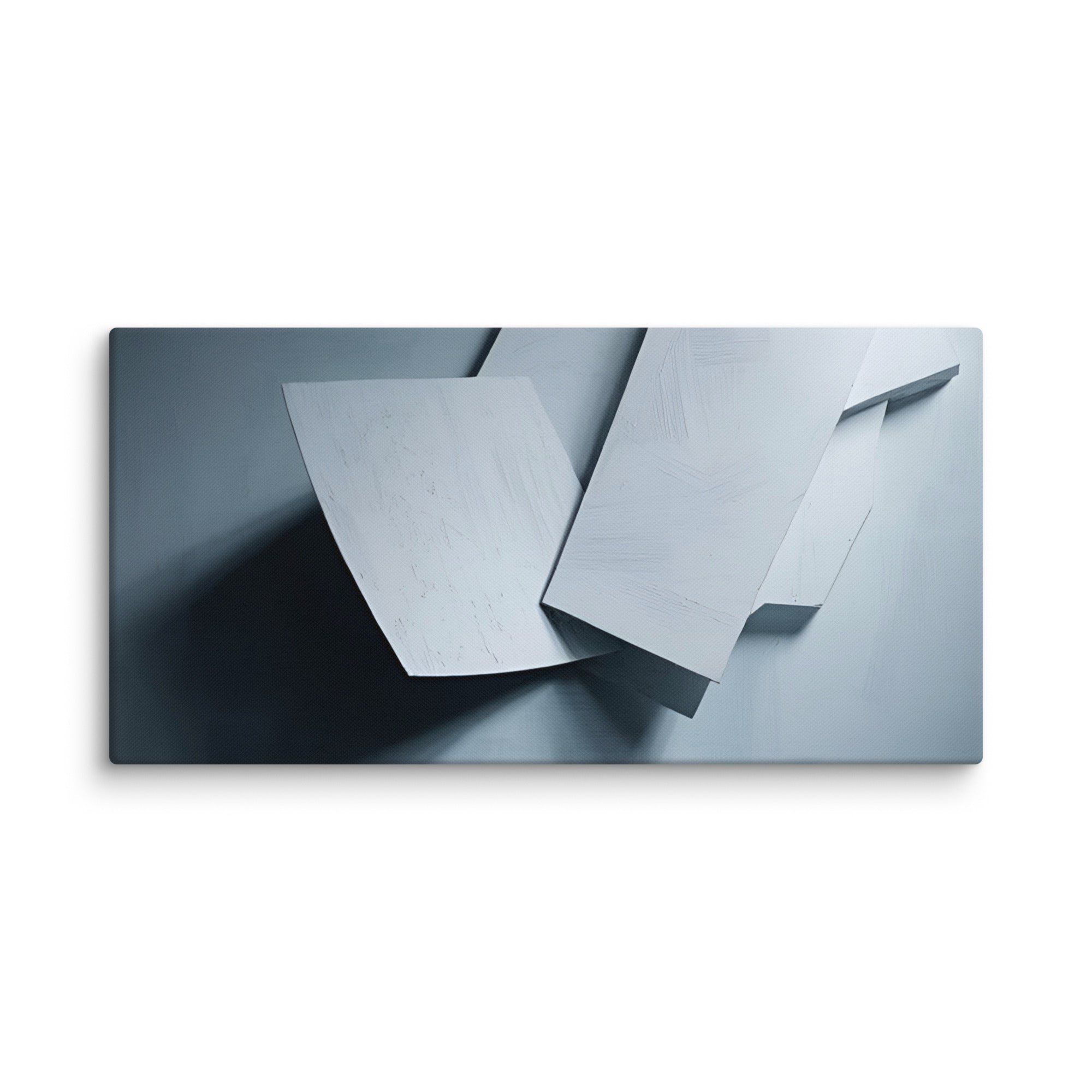 Silhouette canvas print with product details shown in 16 x 32 inch large size