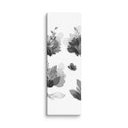 "Aurore" | Canvas Black and White Floral