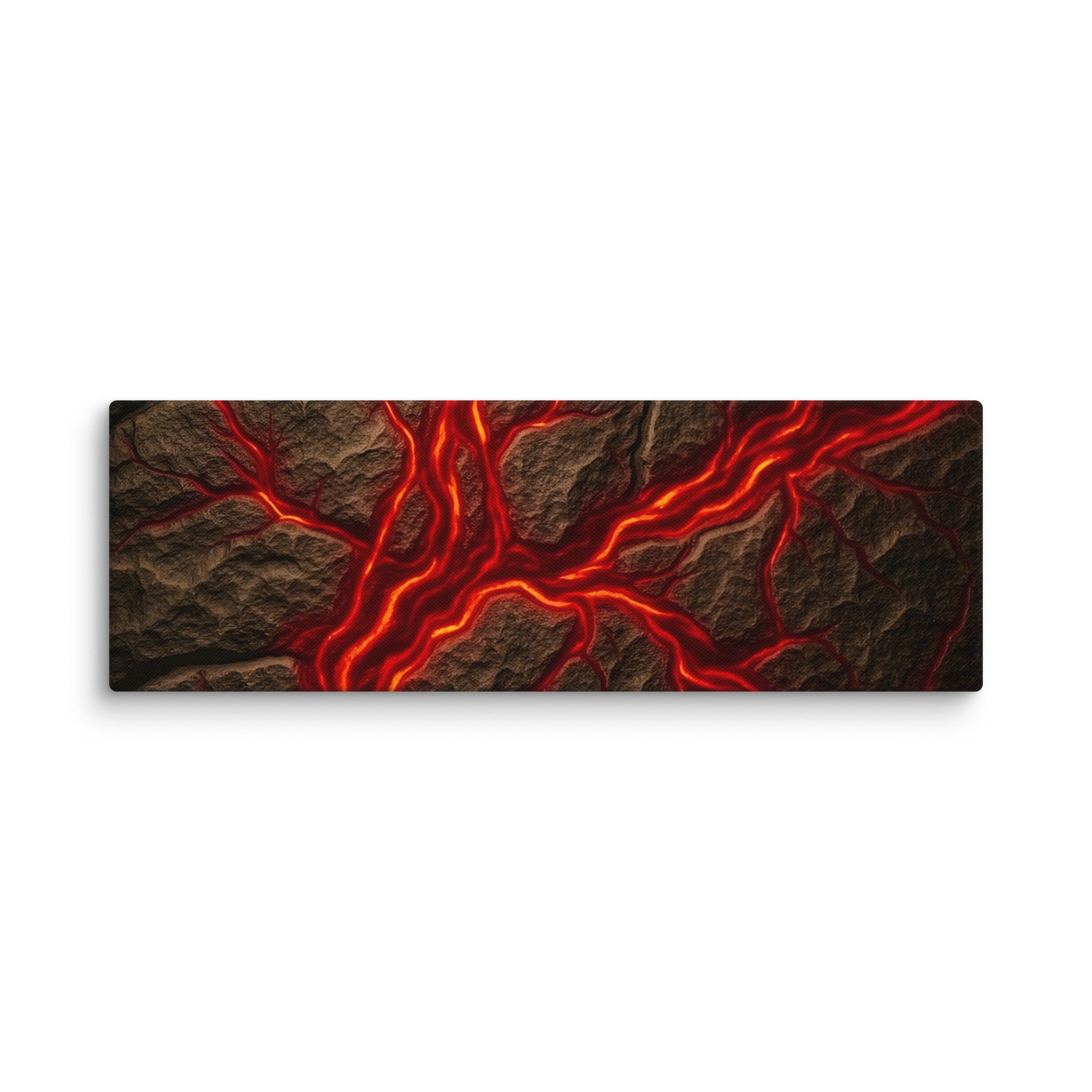 Magma canvas print with product details shown in 20 x 24 inch large size