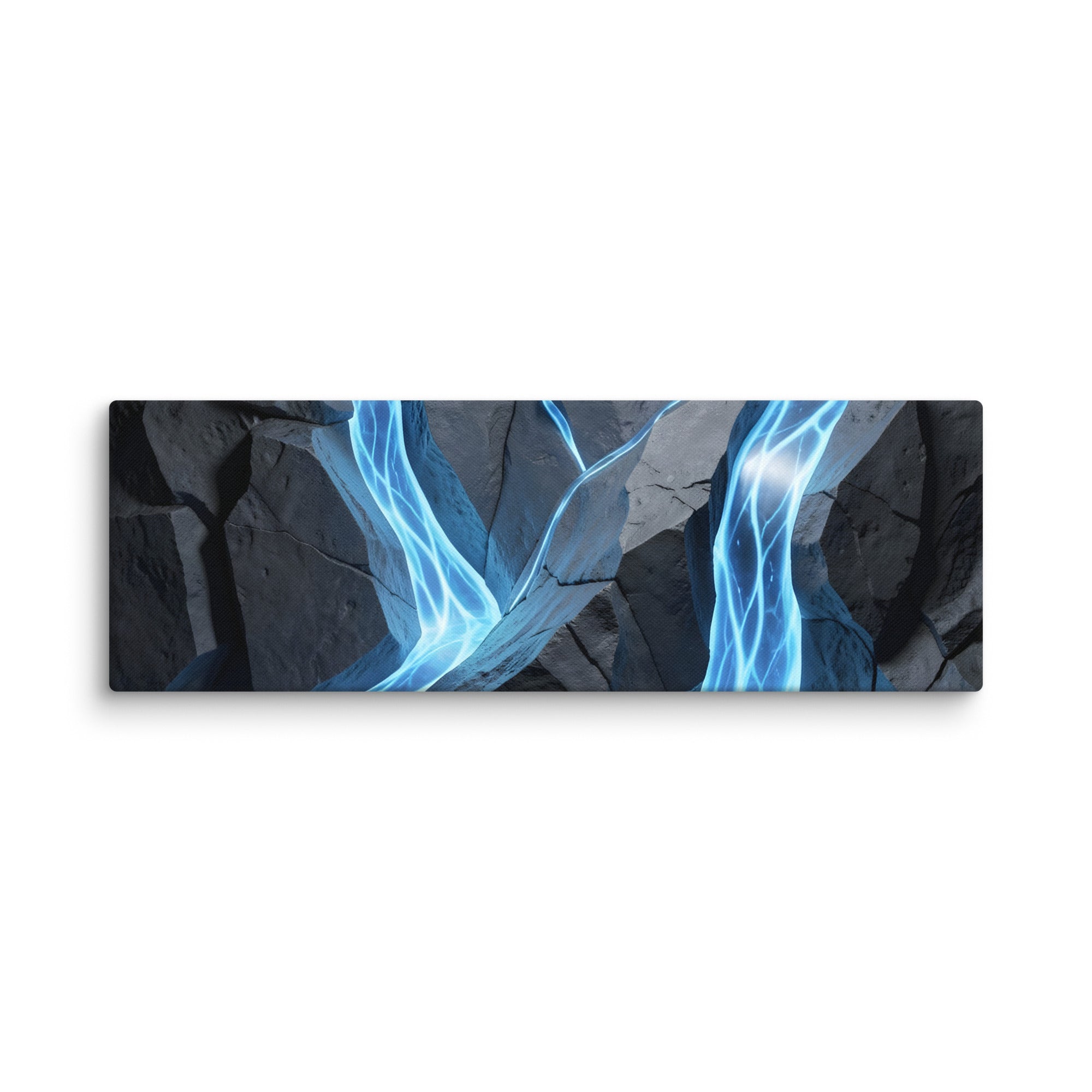 Tephra canvas print, wall display view in 20 x 28 inch large size