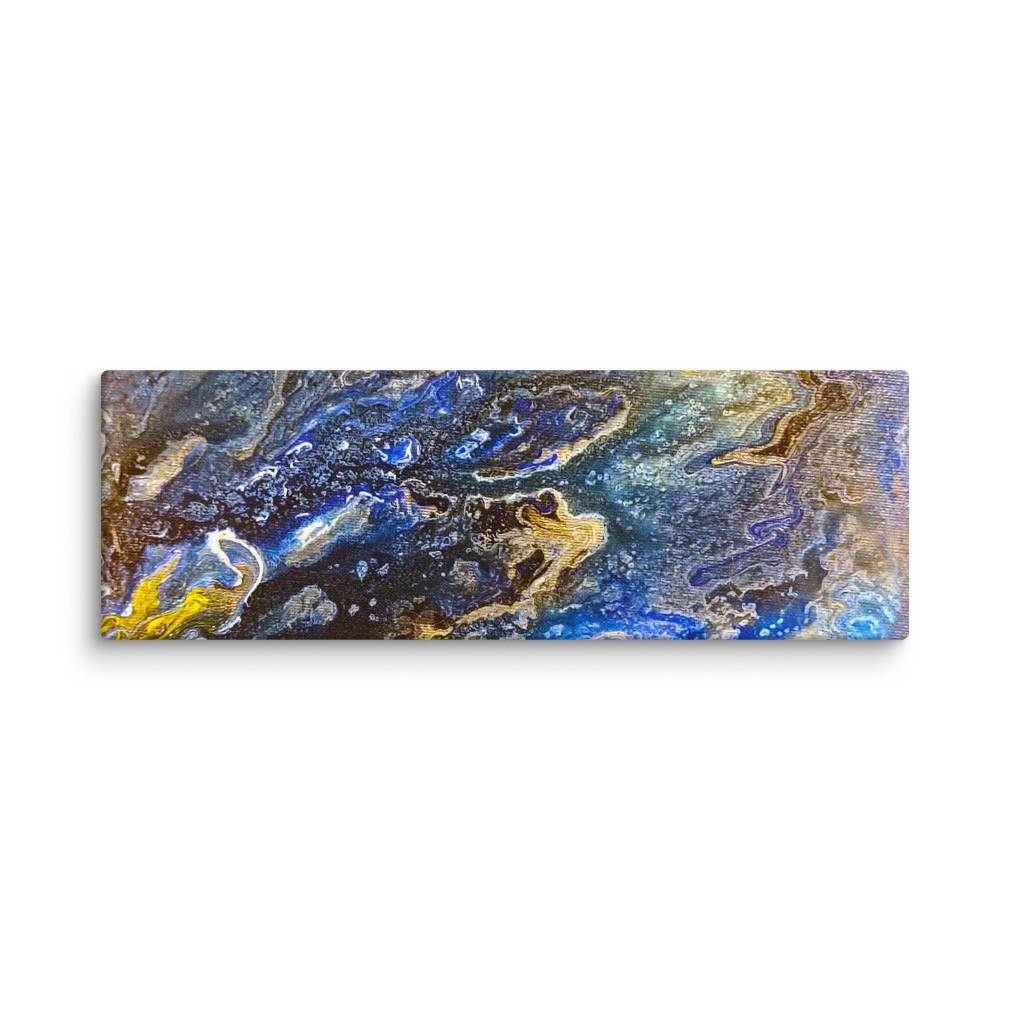 Distant Life canvas print with product details shown in 16 x 32 inch large size