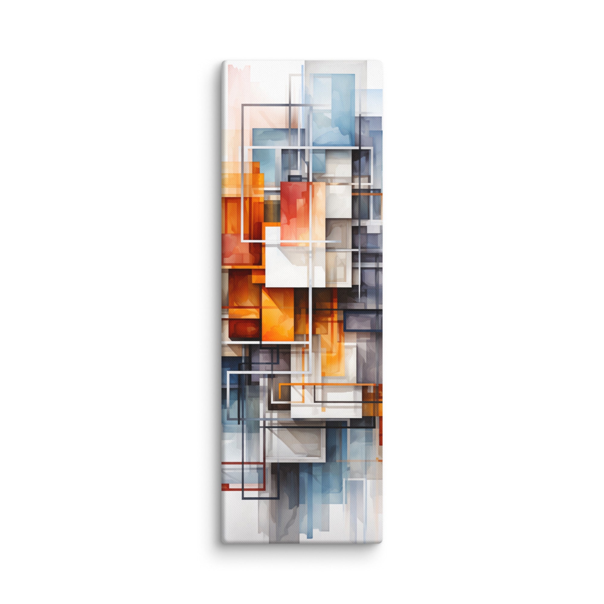 Facet canvas print image for product listing in 20 x 60 inch statement piece
