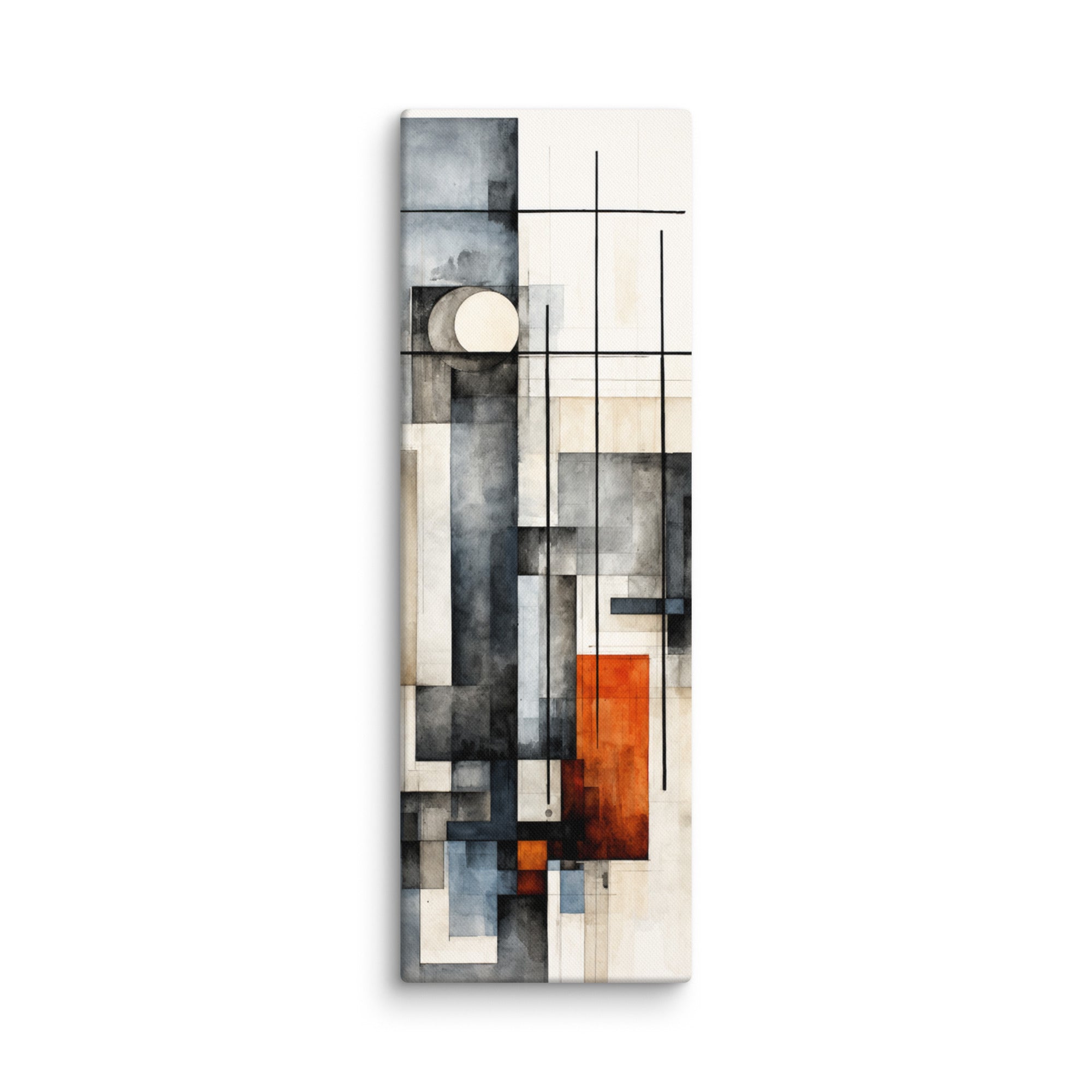 Girder canvas print with product details shown in 24 x 48 inch statement piece