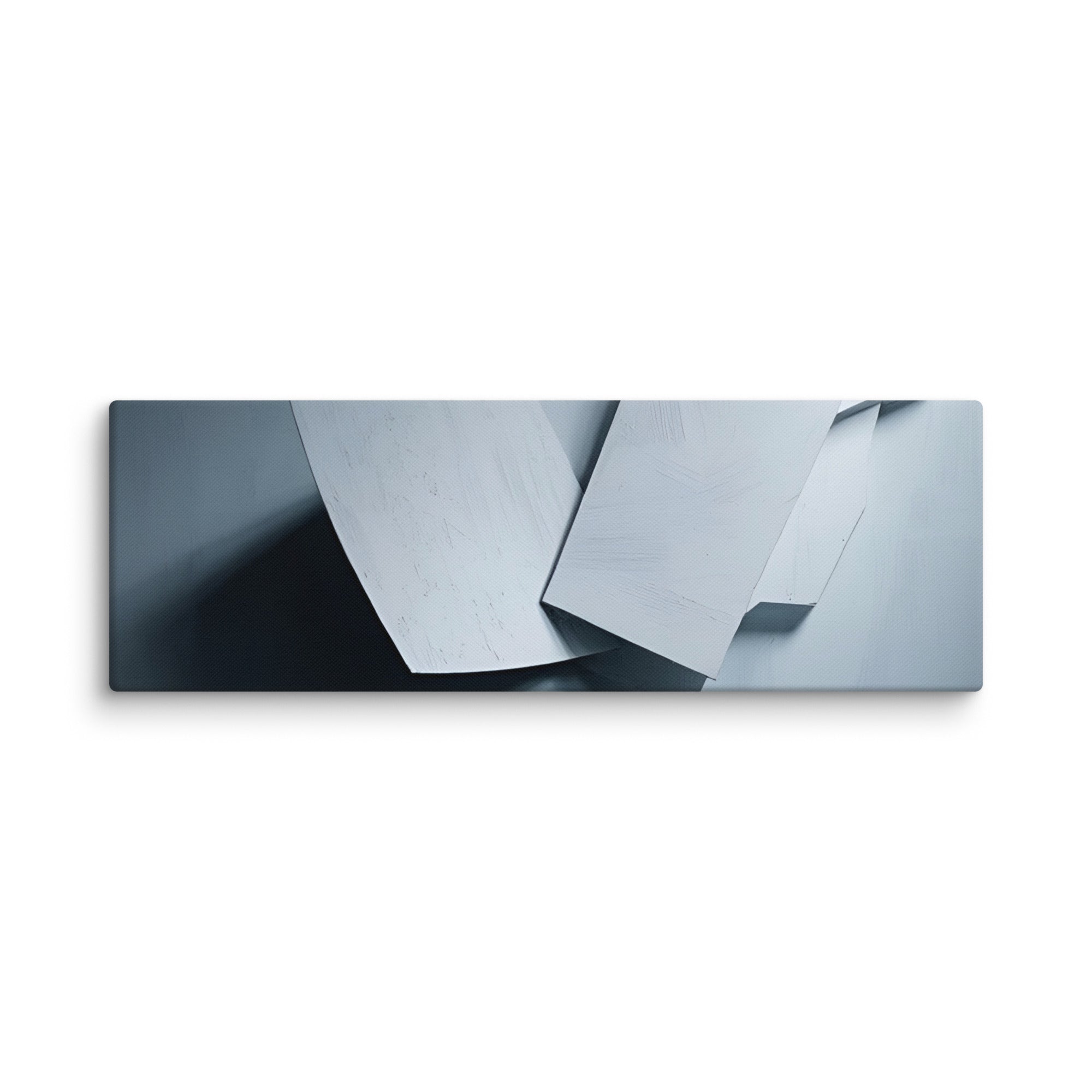 Silhouette canvas print, wall display view in 16 x 48 inch statement piece