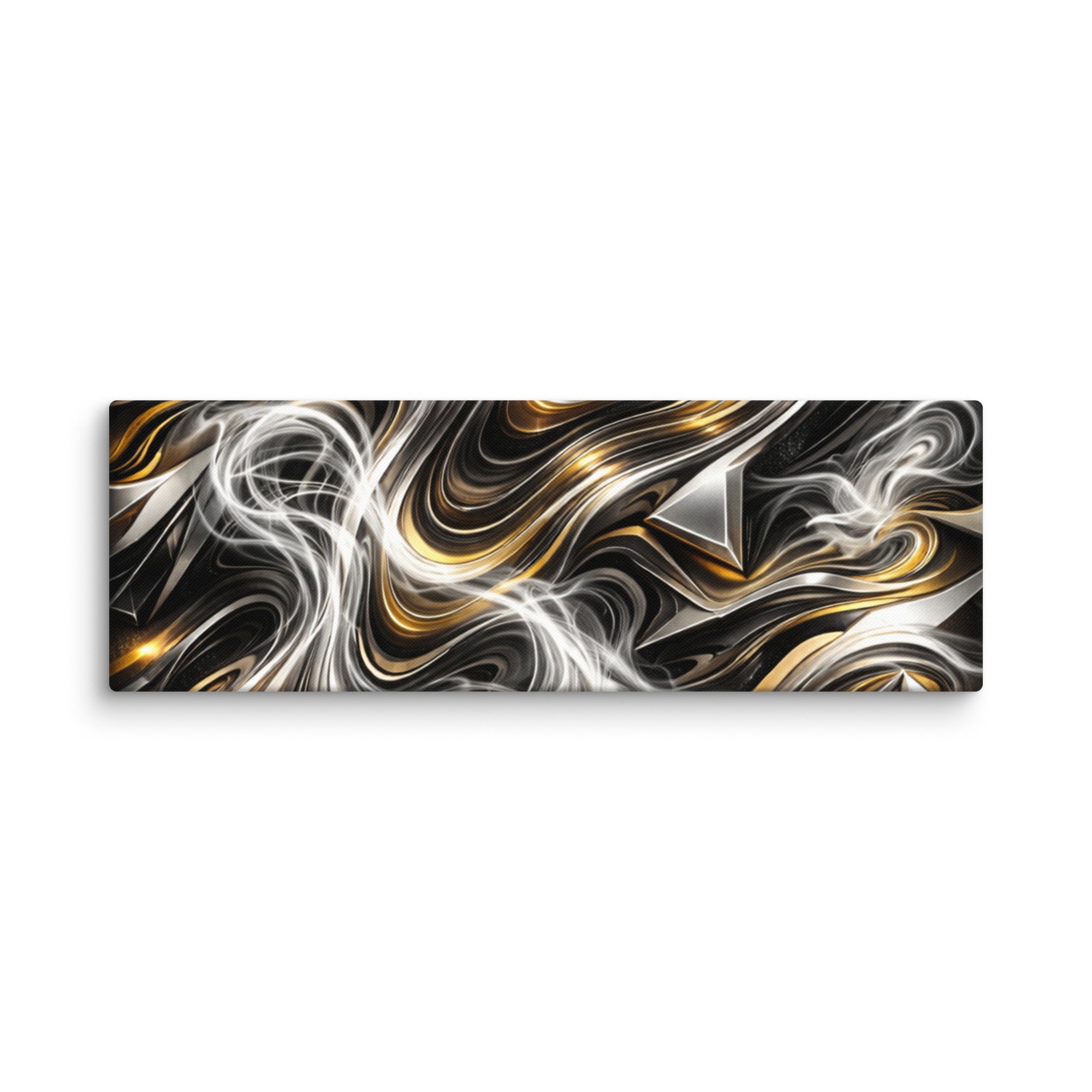Ouro canvas print with product details shown in 16 x 32 inch large size