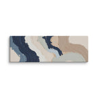 Marl canvas artwork with pale stone and soft clay tones with subtle visual texture, shown on white.