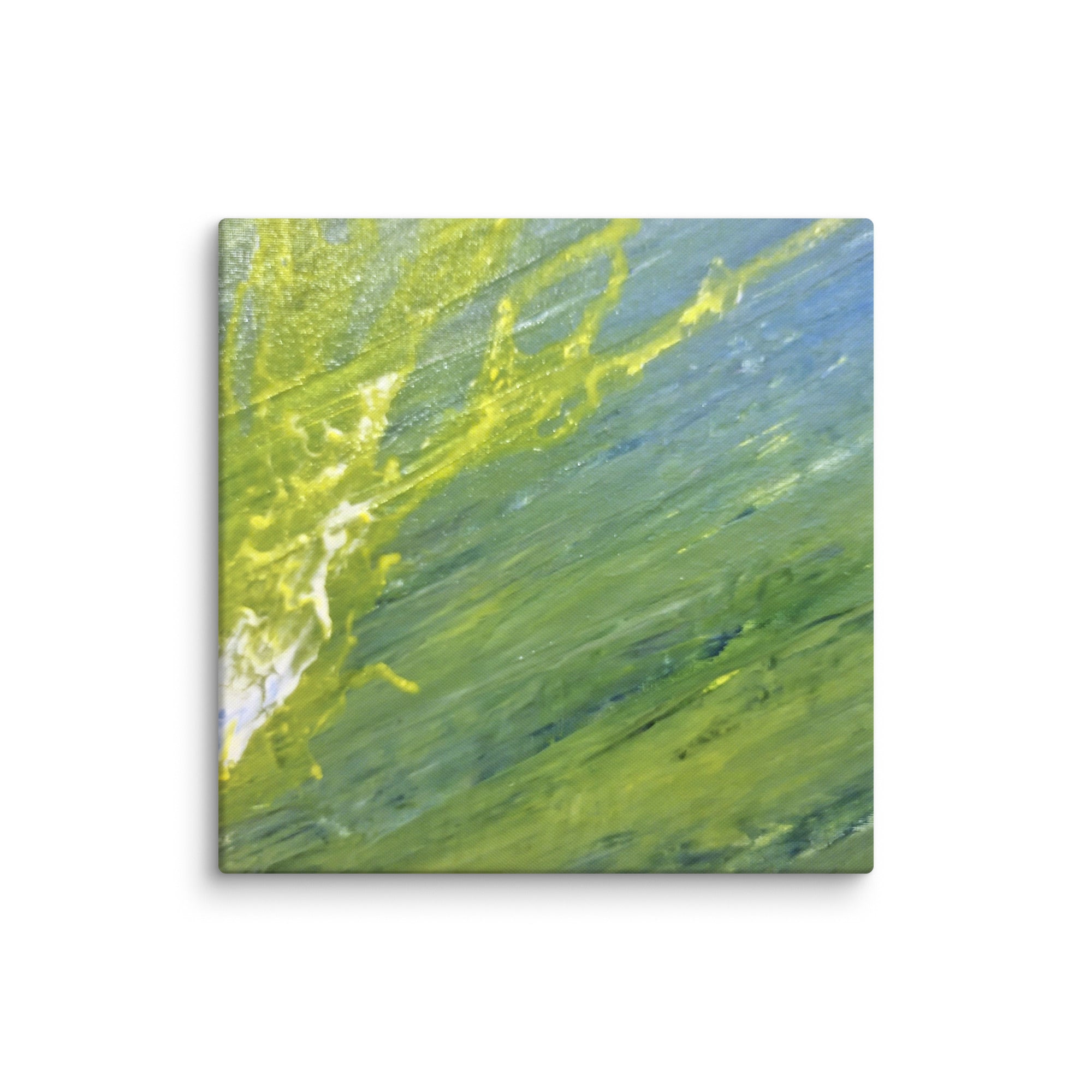 Charged Waters canvas print with product details shown in 20 x 28 inch large size
