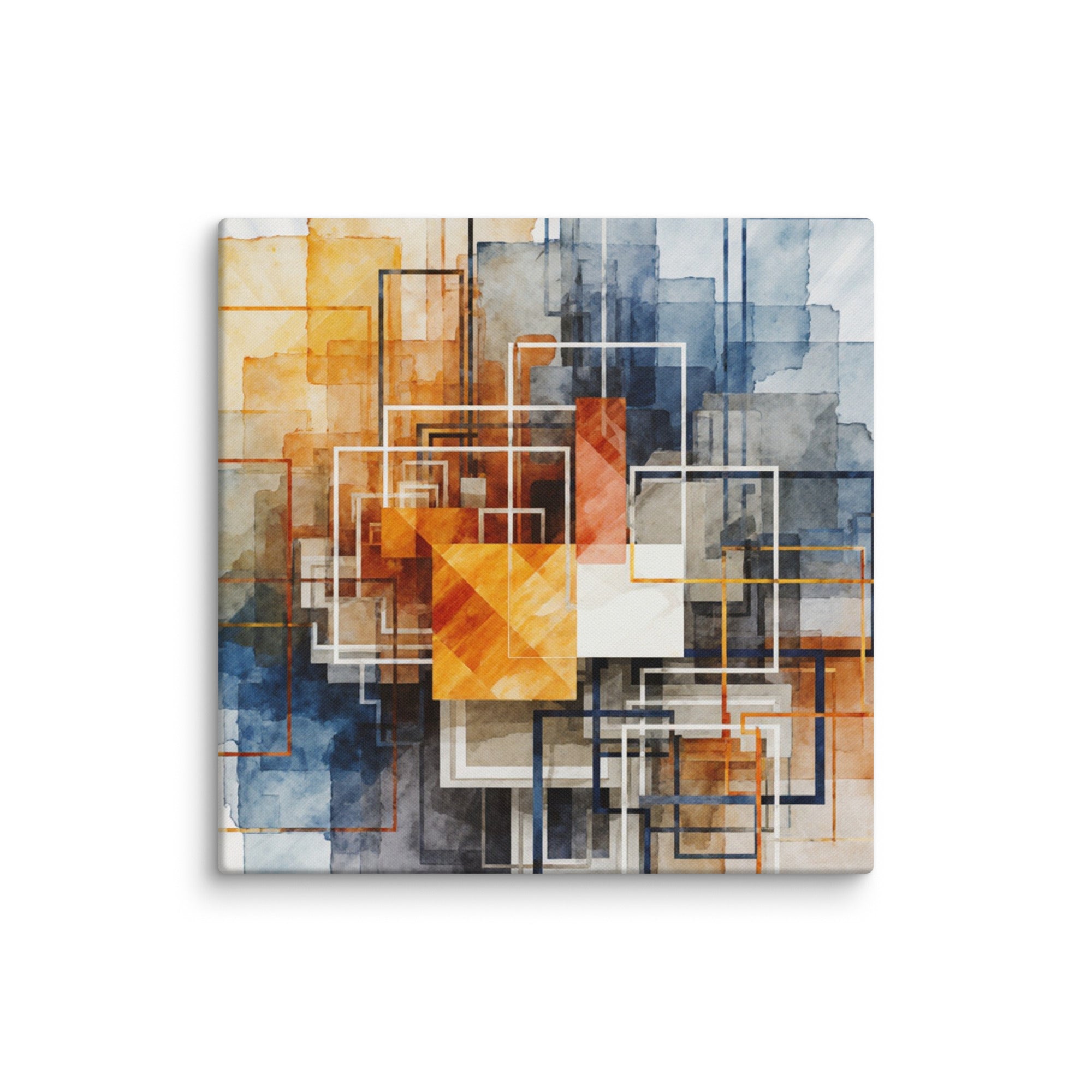 Reticle canvas print product image in 18 x 18 inch universal size