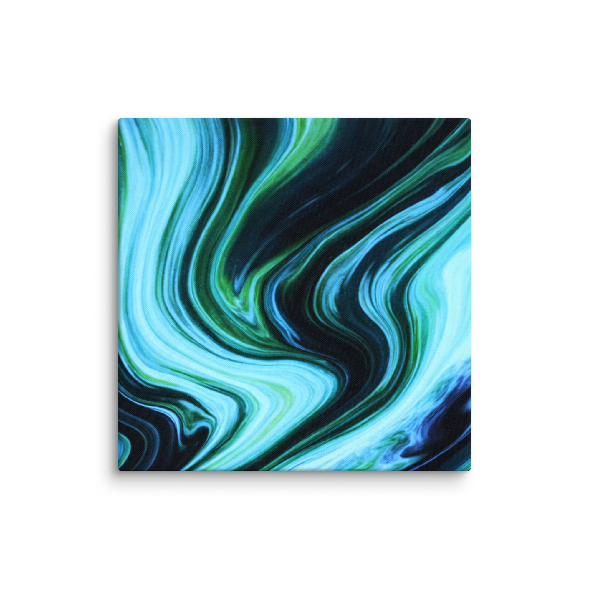 Velocity canvas print, wall display view in 16 x 48 inch statement piece