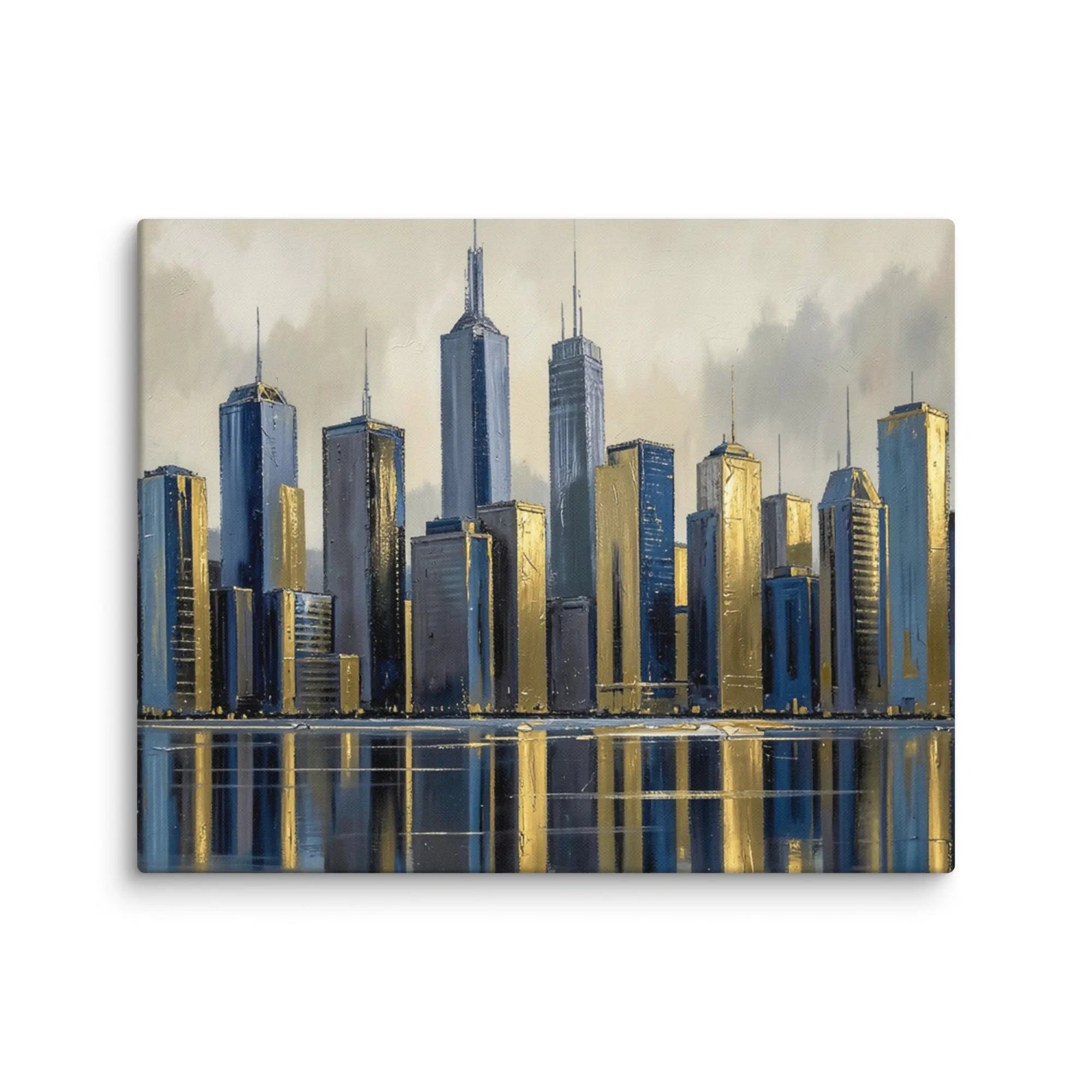 Lumina canvas skyline shown in wall display view in 24 x 30 inch large size