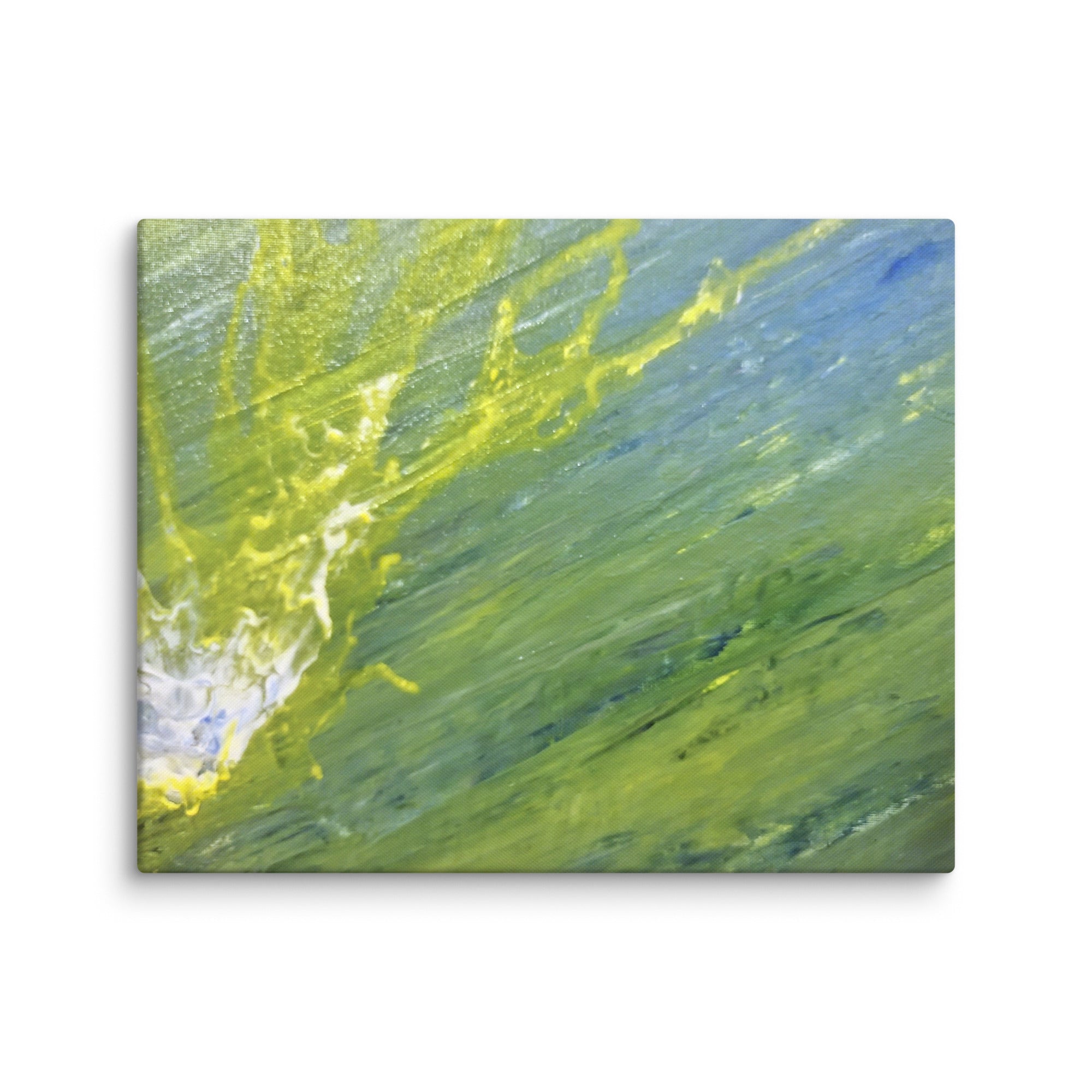 Charged Waters canvas print, wall display view in 20 x 30 inch large size