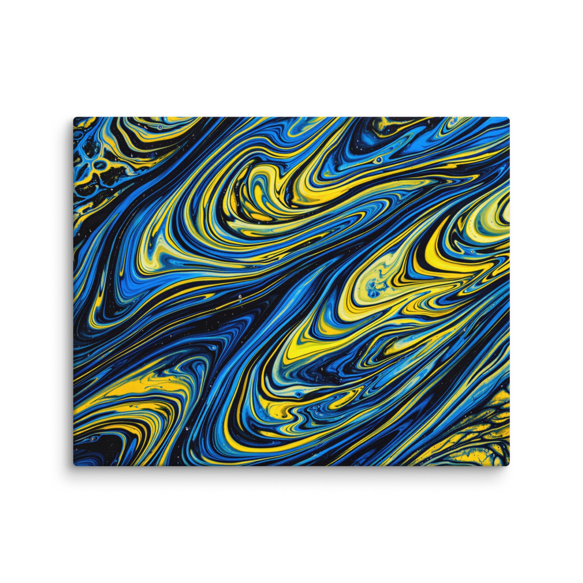 Coral canvas print, wall display view in 20 x 30 inch large size