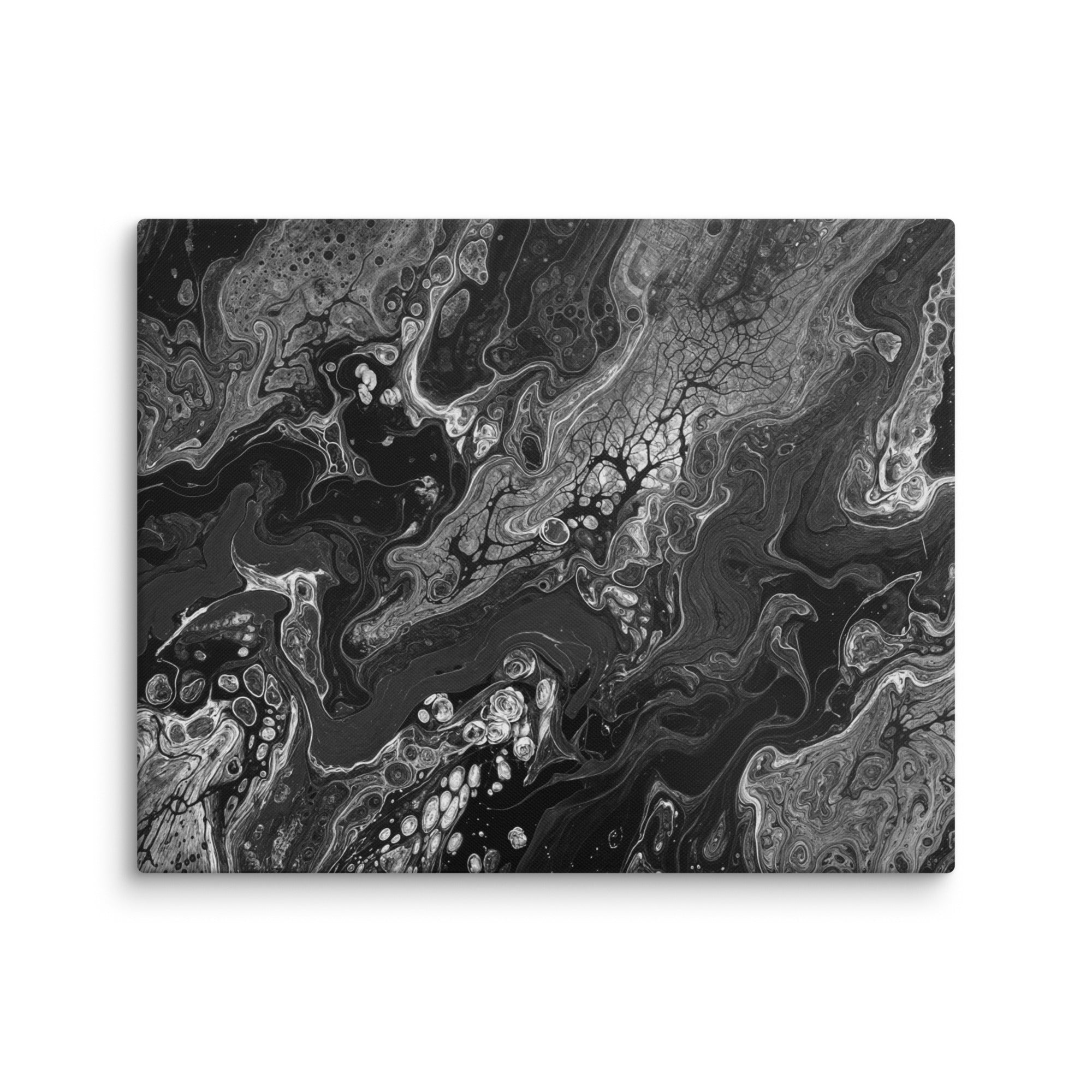 Dark Matter canvas print product image in 18 x 18 inch universal size