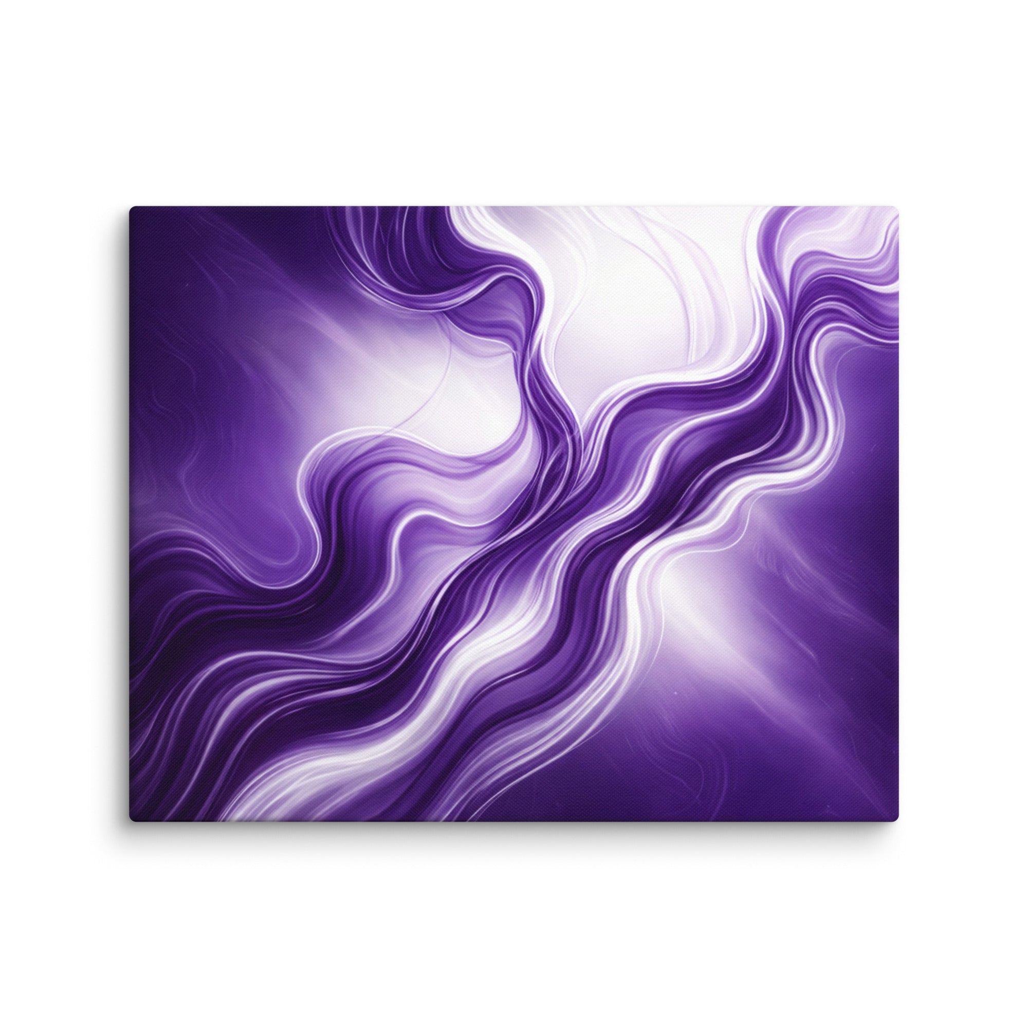 Silk canvas print shown in wall display view in 18 x 24 inch large size