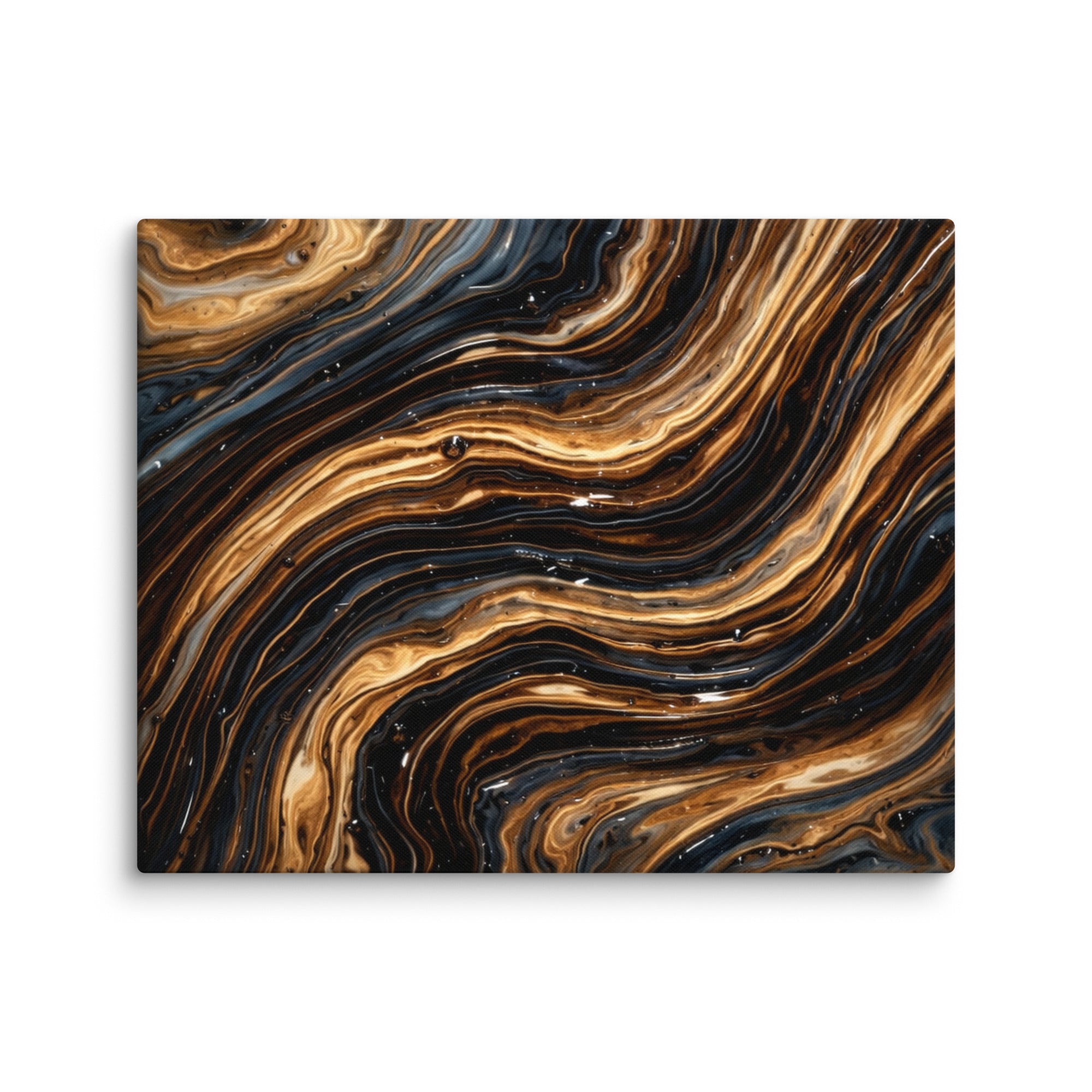 Amber canvas print, wall display view in 20 x 28 inch large size