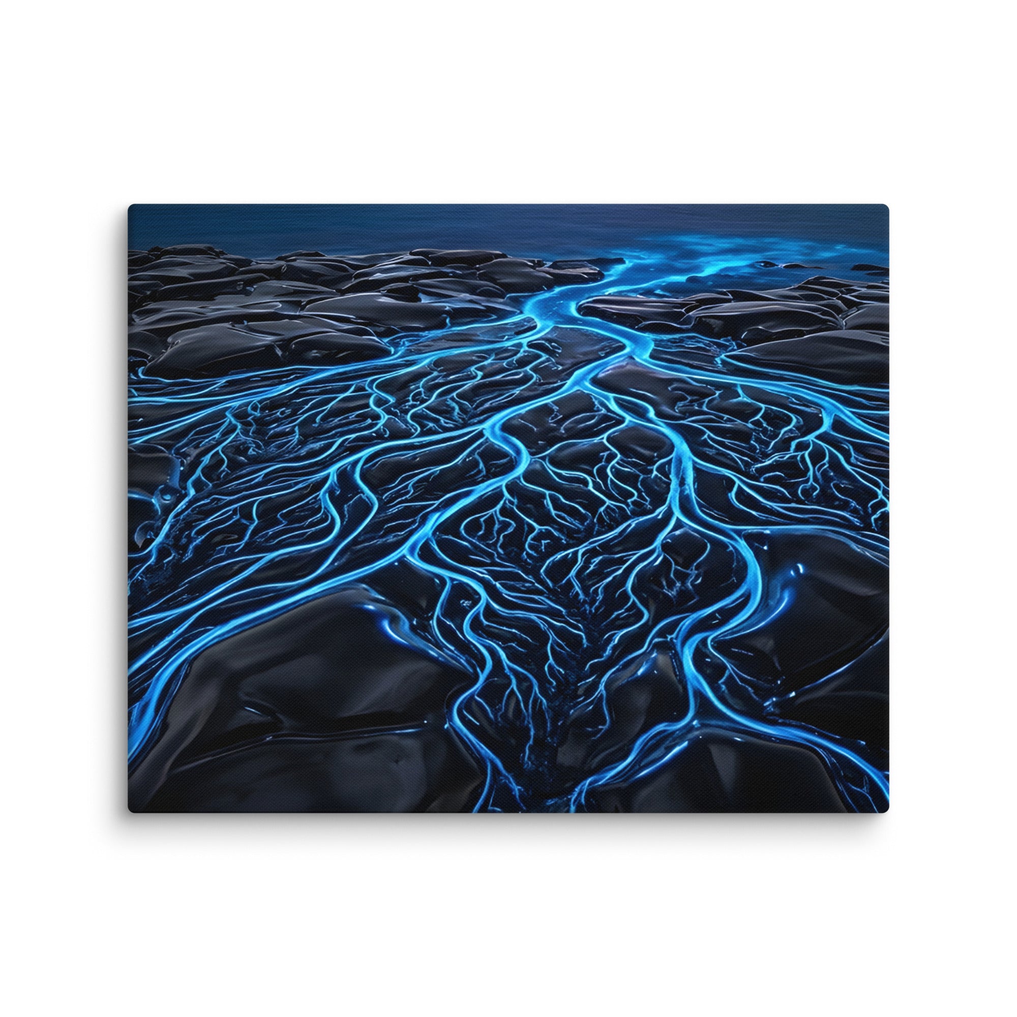 Caldera canvas print, wall display view in 26 x 40 inch statement piece