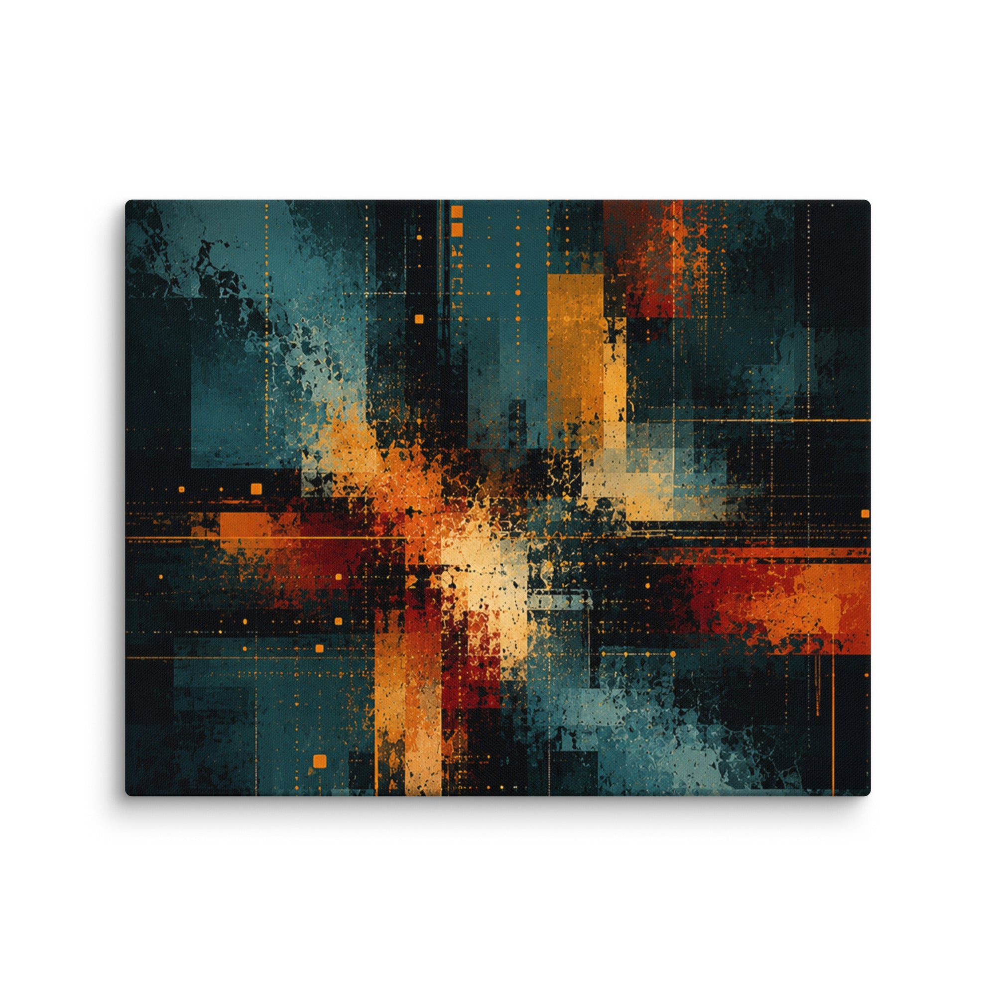 Axion canvas print product image in 18 x 18 inch universal size
